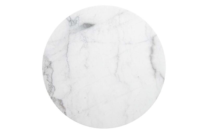 SET 2 MESAS METAL MARMOL 60x60x41 50x50x38 CM