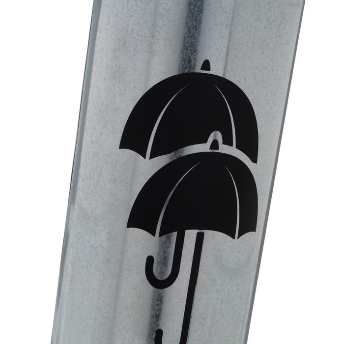 Paragüero Redondo Zinc Galvanizado 20 X 20 X 46 Cm