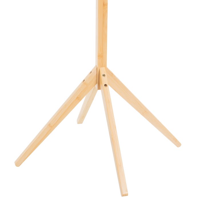 8-Arm Bamboo Coat Rack 54 x 54 x 170 cm