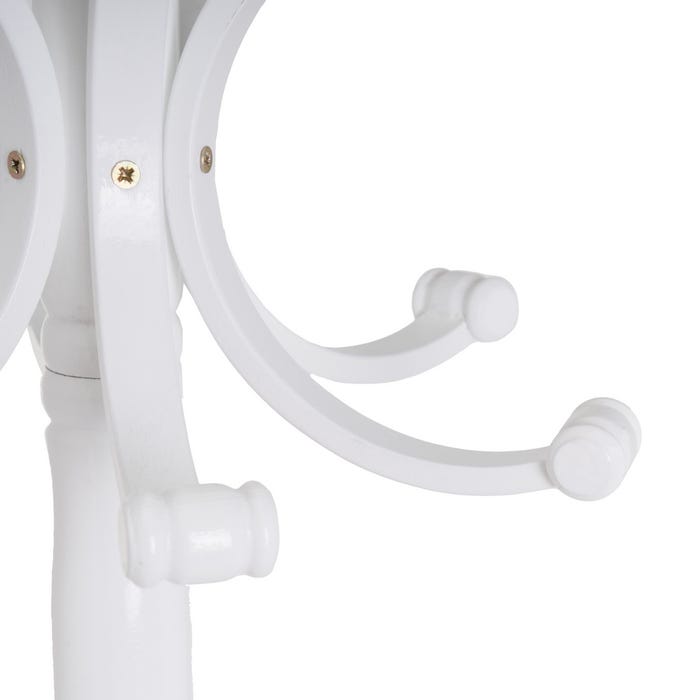 Thonet Poplar Coat Rack White 48 x 48 x 182 cm