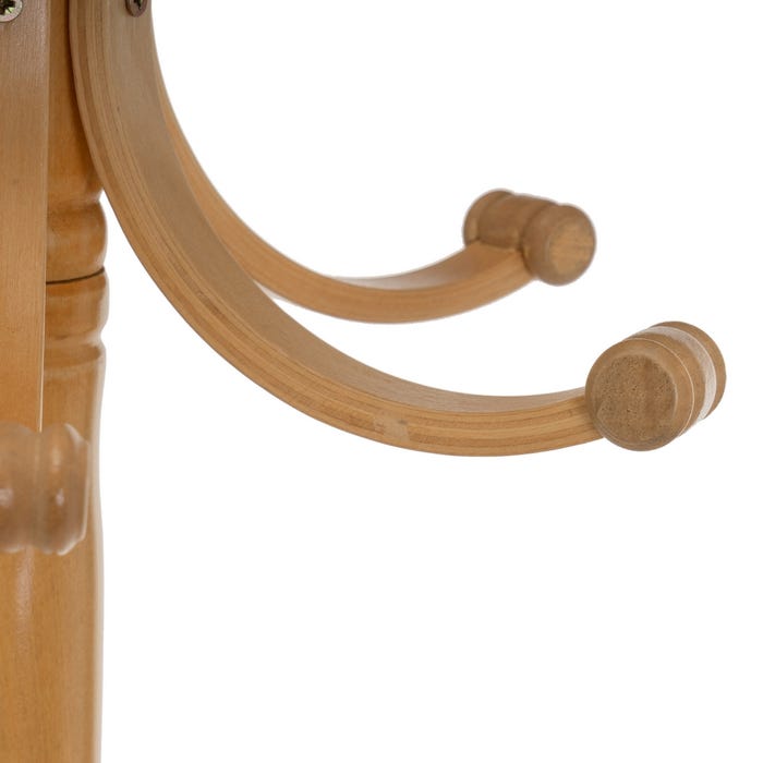 Thonet Poplar Oak Coat Rack 48 x 48 x 182 cm