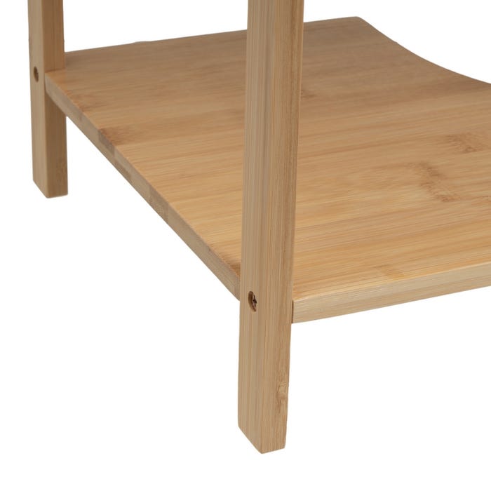 Mueble Bajo Lavabo Bambú 60 X 30 X 60 Cm