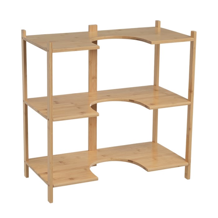 Mueble Bajo Lavabo Bambú 60 X 30 X 60 Cm