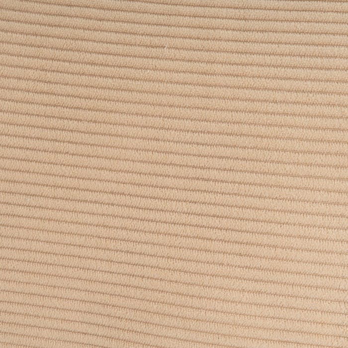 Cojín Terciopelo Teñido Canalé Beige 50 X 30 Cm