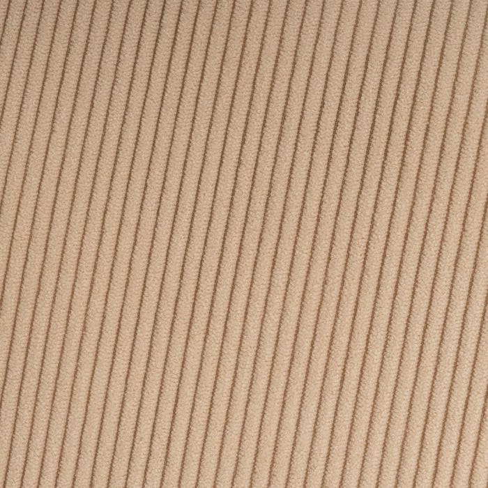 Cojín Terciopelo Teñido Canalé Beige 45 X 45 Cm