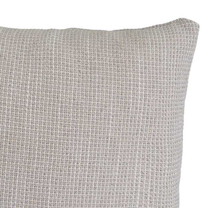 Cojín Faux Cotton Teñido Cuadrille Gris 50 X 30 Cm