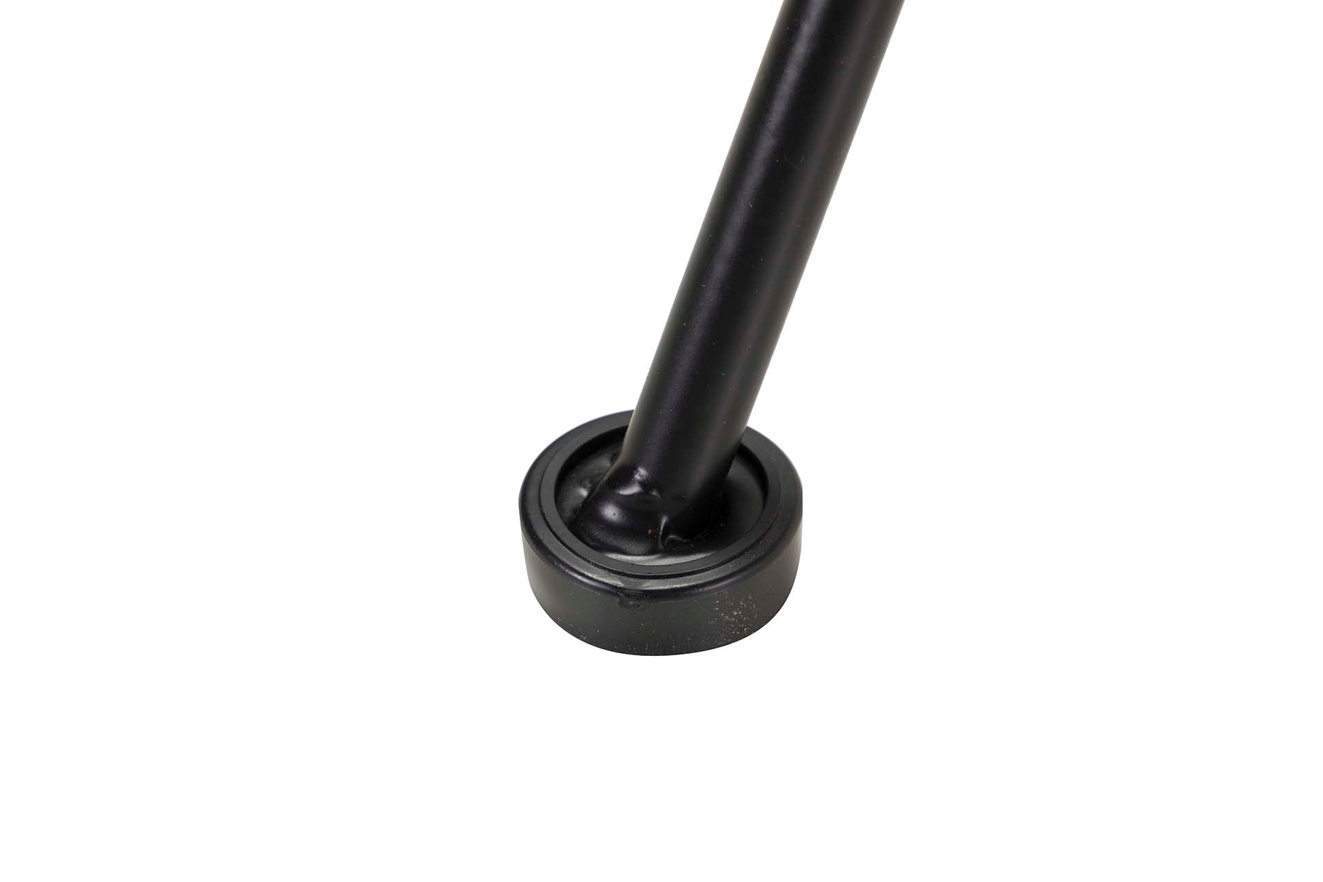 CADEIRA DE RATTAN SINTÉTICO PRETO NATURAL 58x59x82 CM