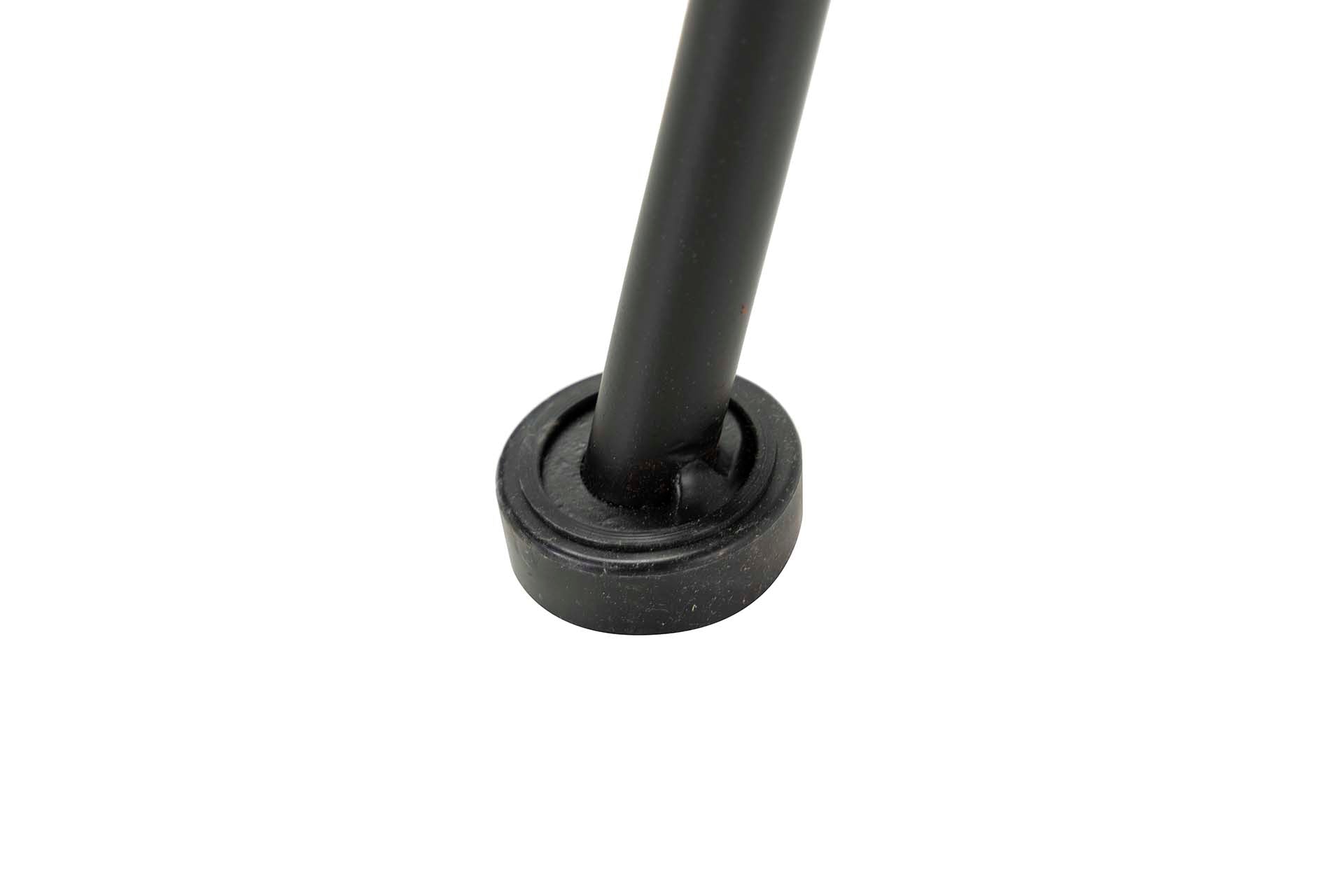 BANCO DE RATTAN SINTÉTICO PRETO NATURAL 53x58x109CM