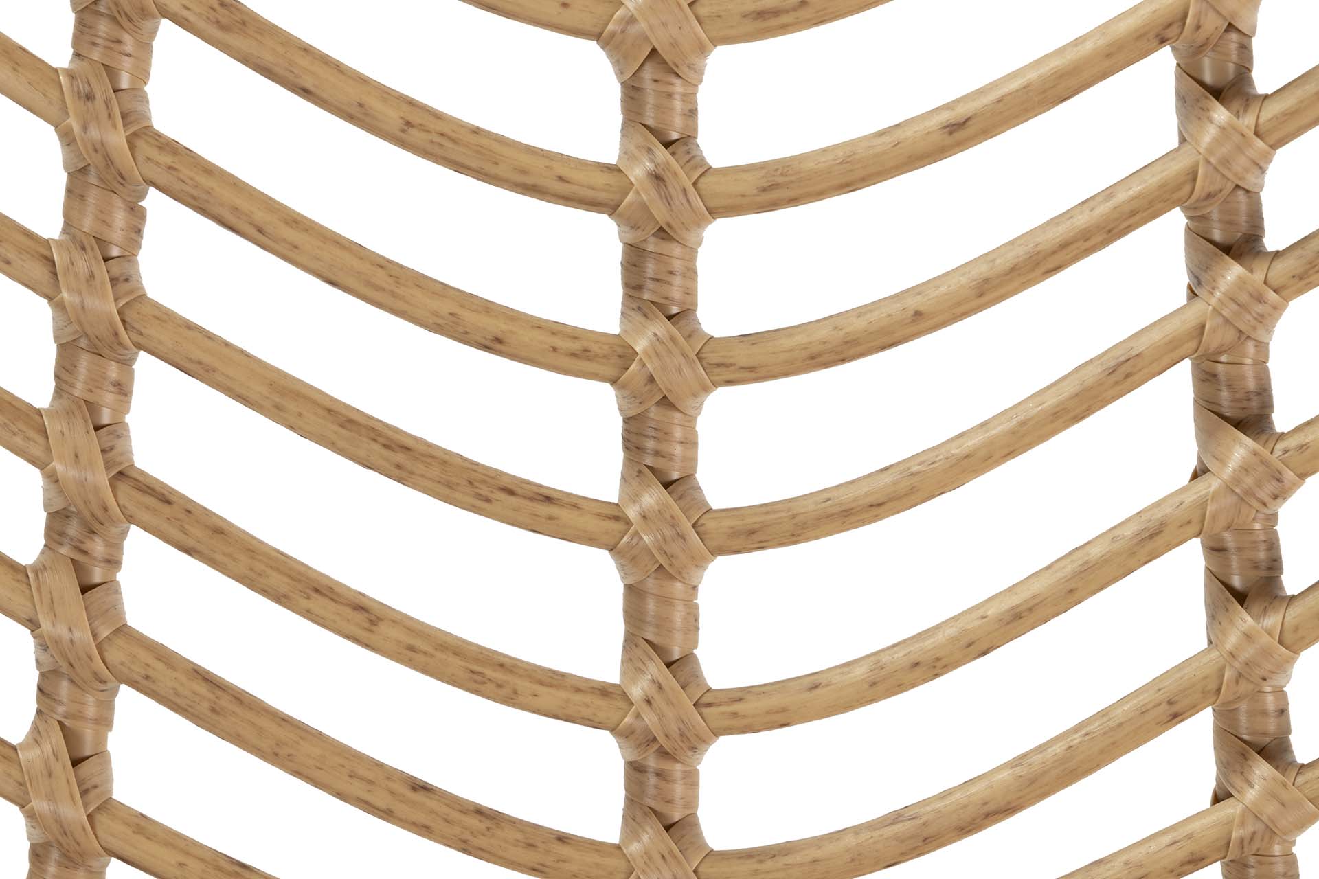 BANCO DE RATTAN SINTÉTICO PRETO NATURAL 53x58x109CM
