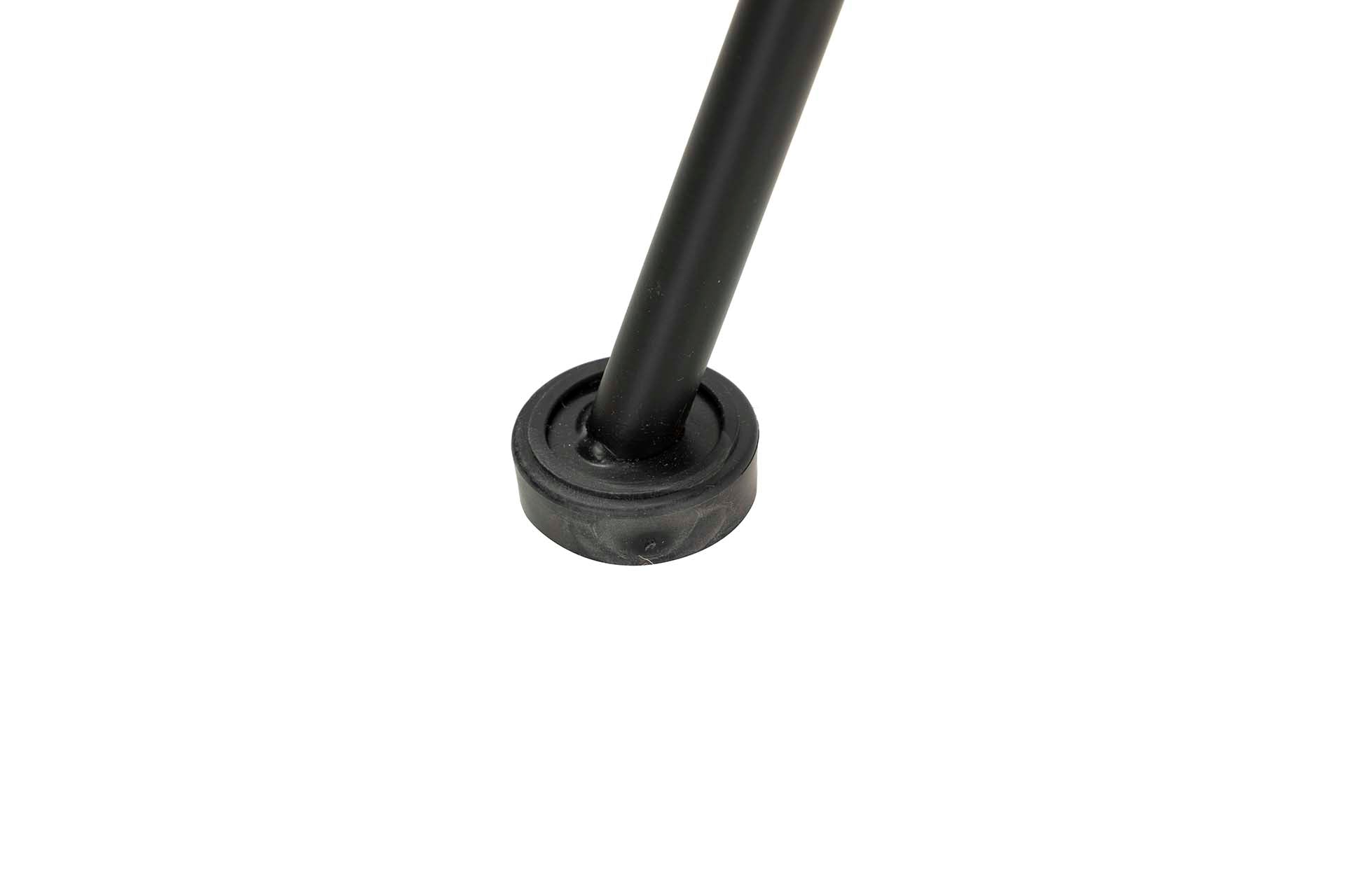 CADEIRA DE RATTAN SINTÉTICO PRETO NATURAL 46x60x83 CM