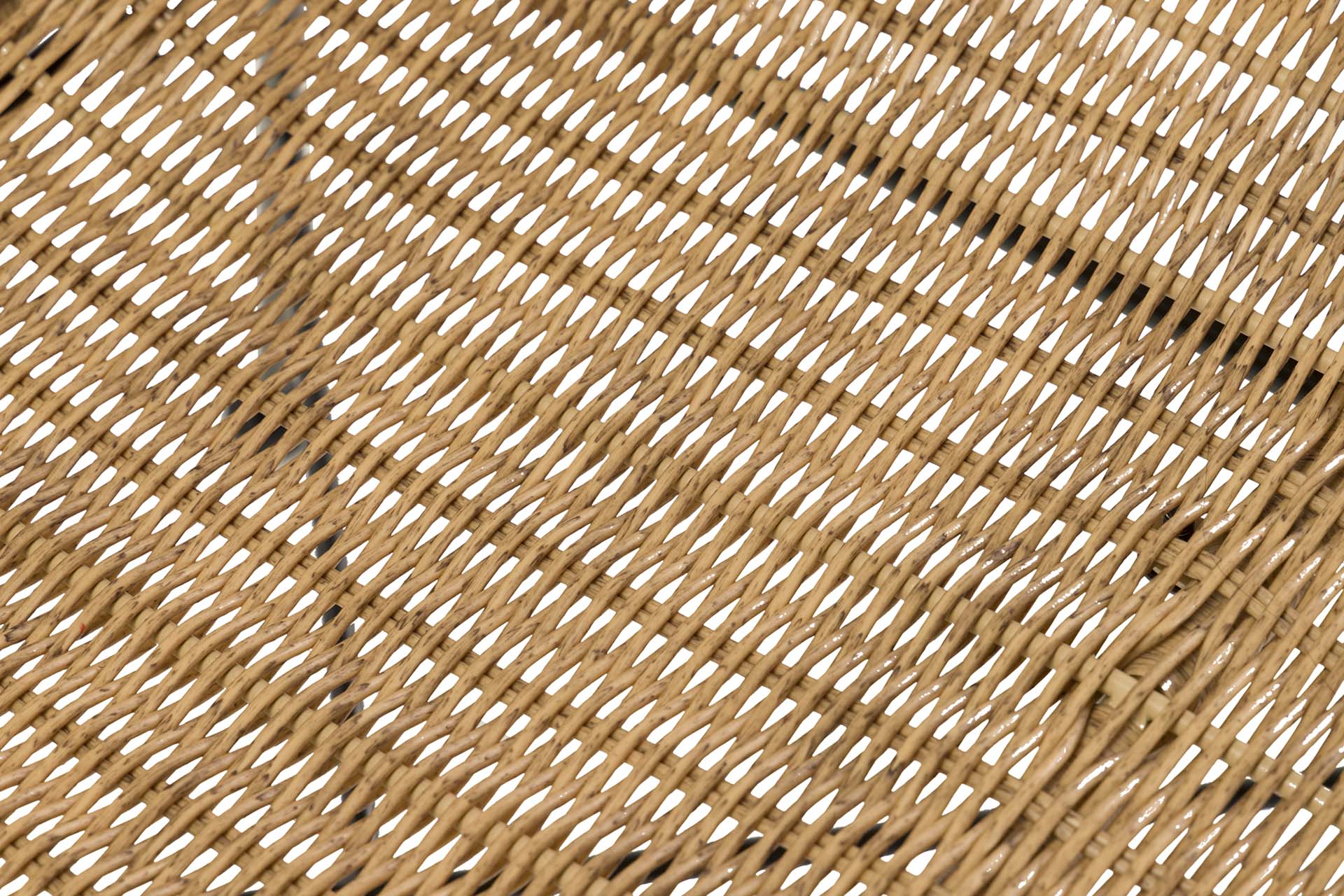 NATURAL BLACK SYNTHETIC RATTAN CHAIR 52x62x84 CM