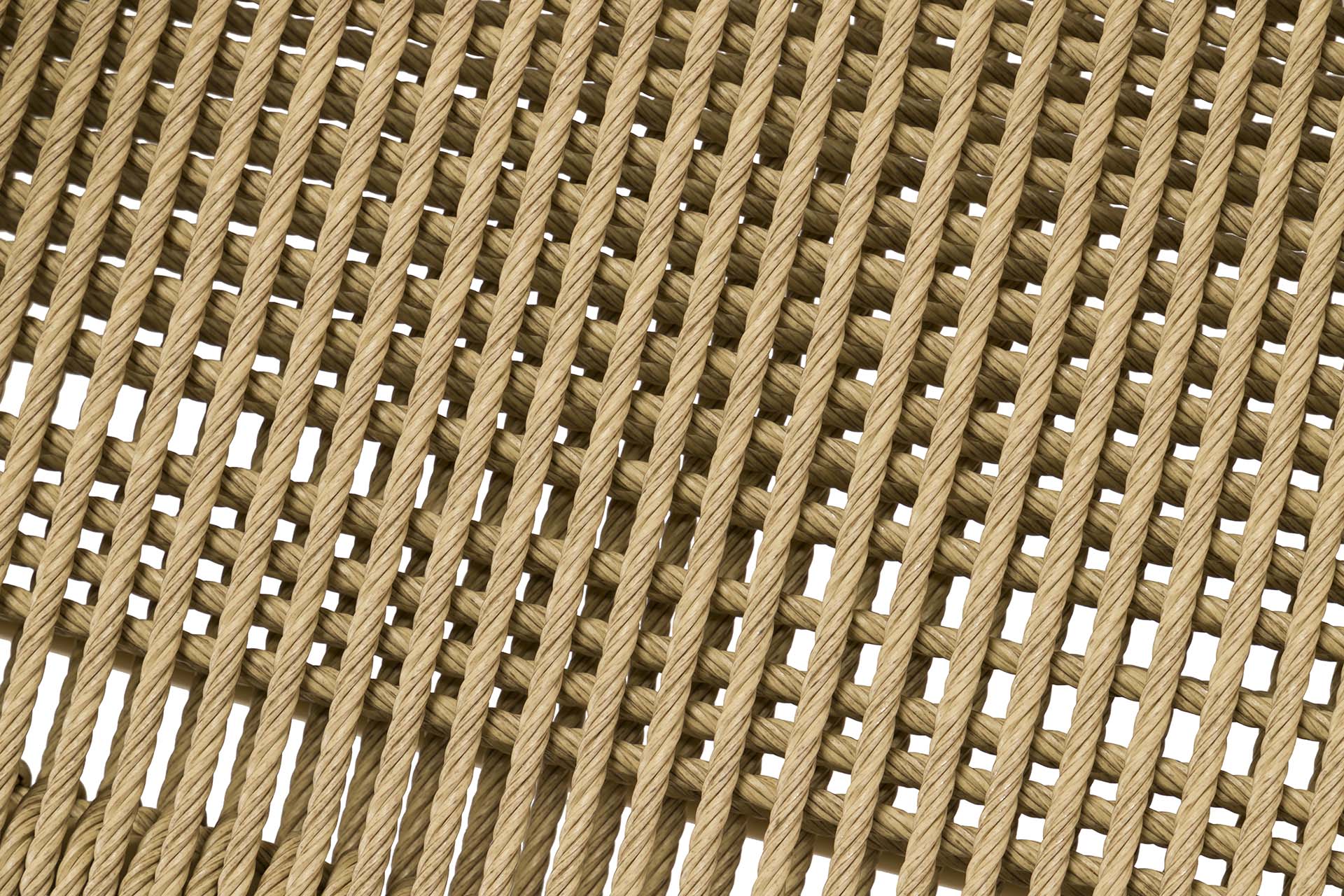 POLTRONA DE RATTAN SINTÉTICO NATURAL 59x68x83 CM