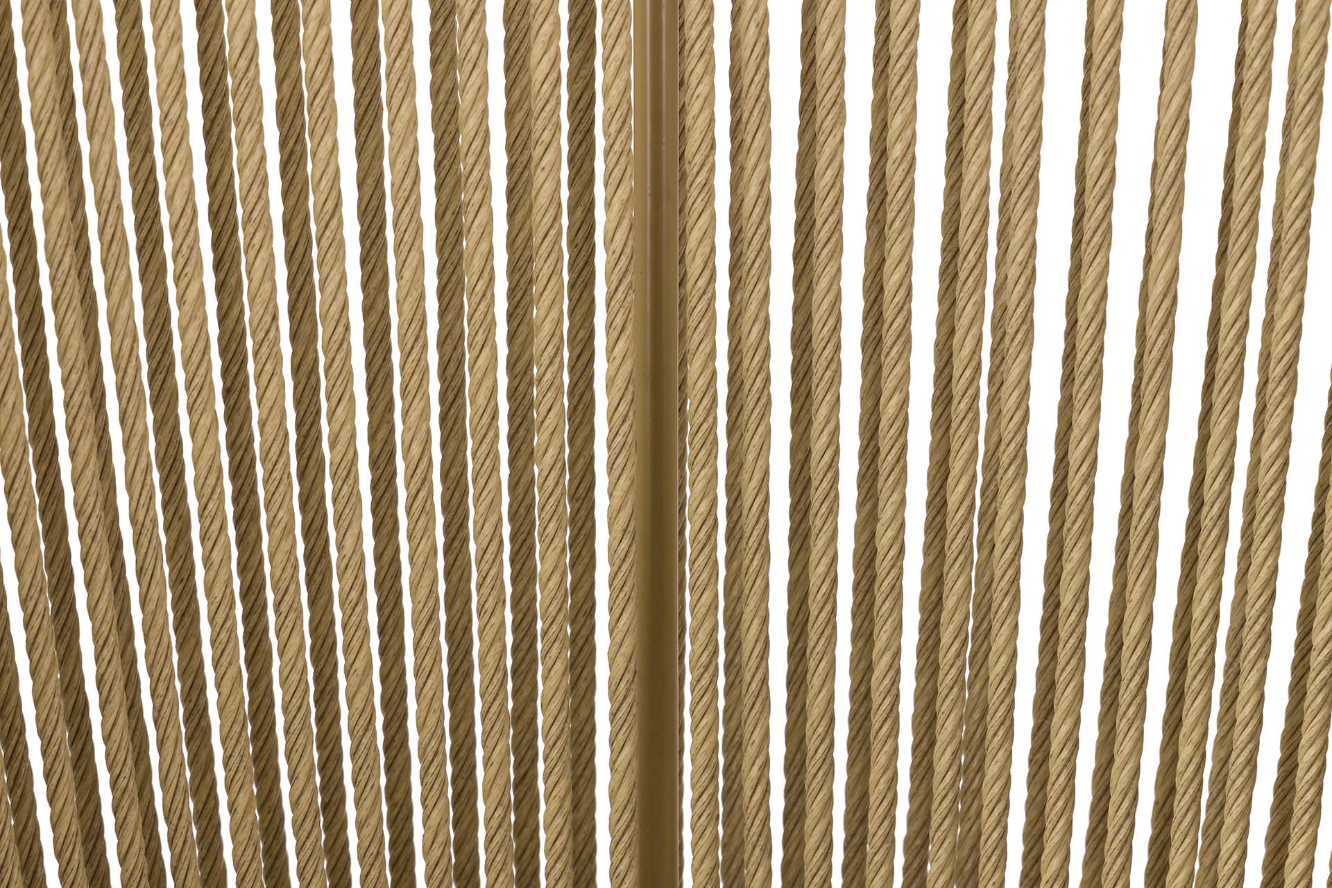 POLTRONA DE RATTAN SINTÉTICO NATURAL 59x68x83 CM