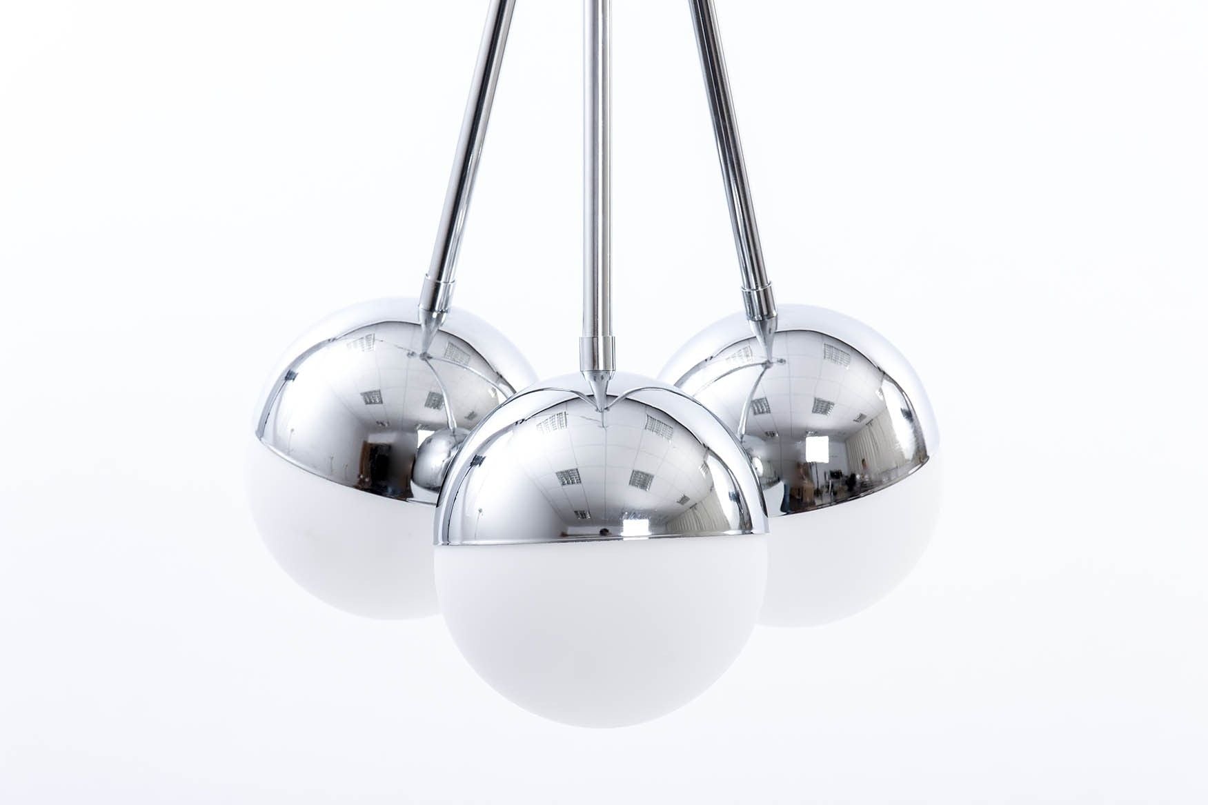 LAMPARA TECHO METAL LED 36x36x104 CM