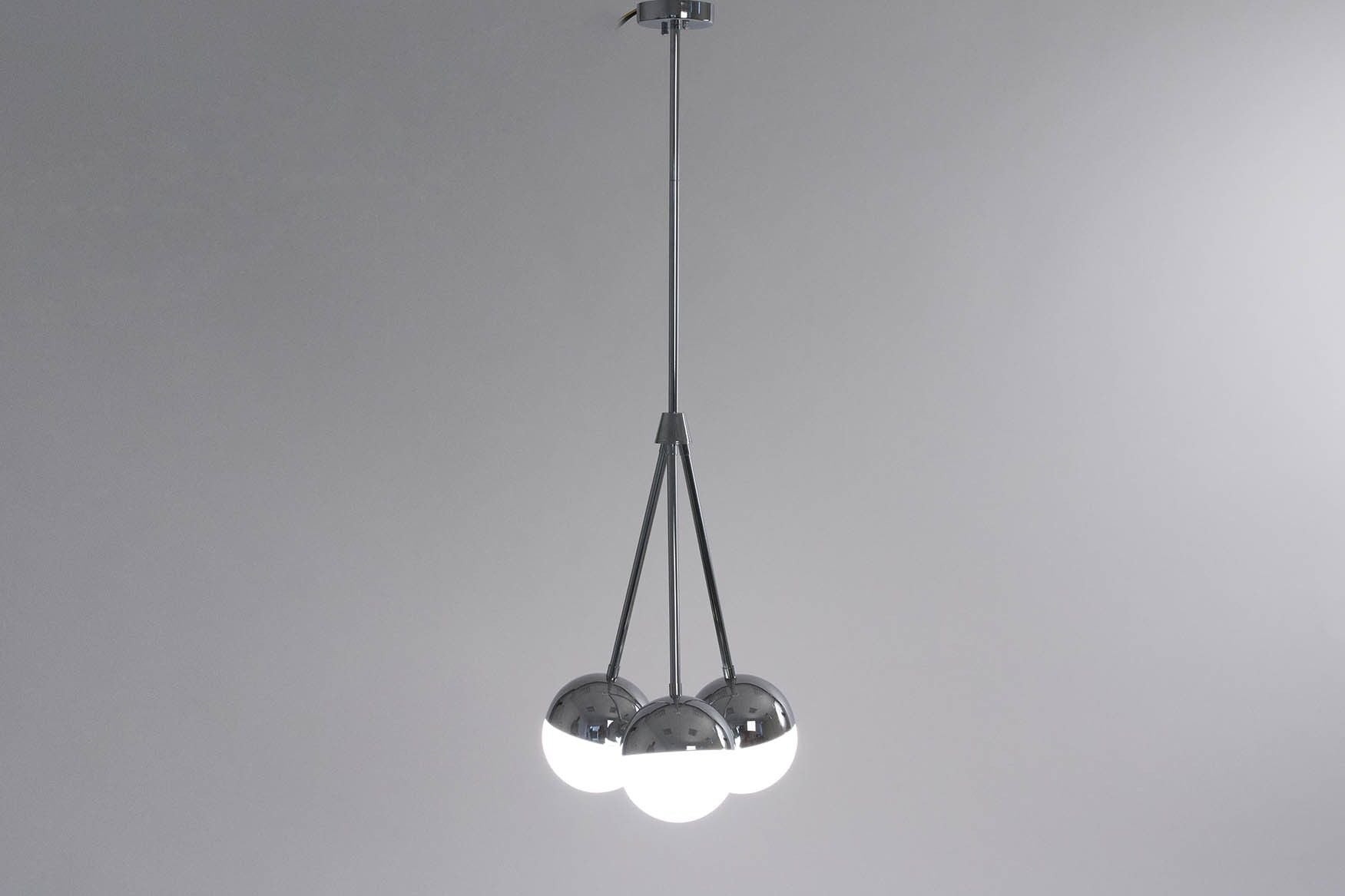 LED METAL CEILING LAMP 36x36x104 CM