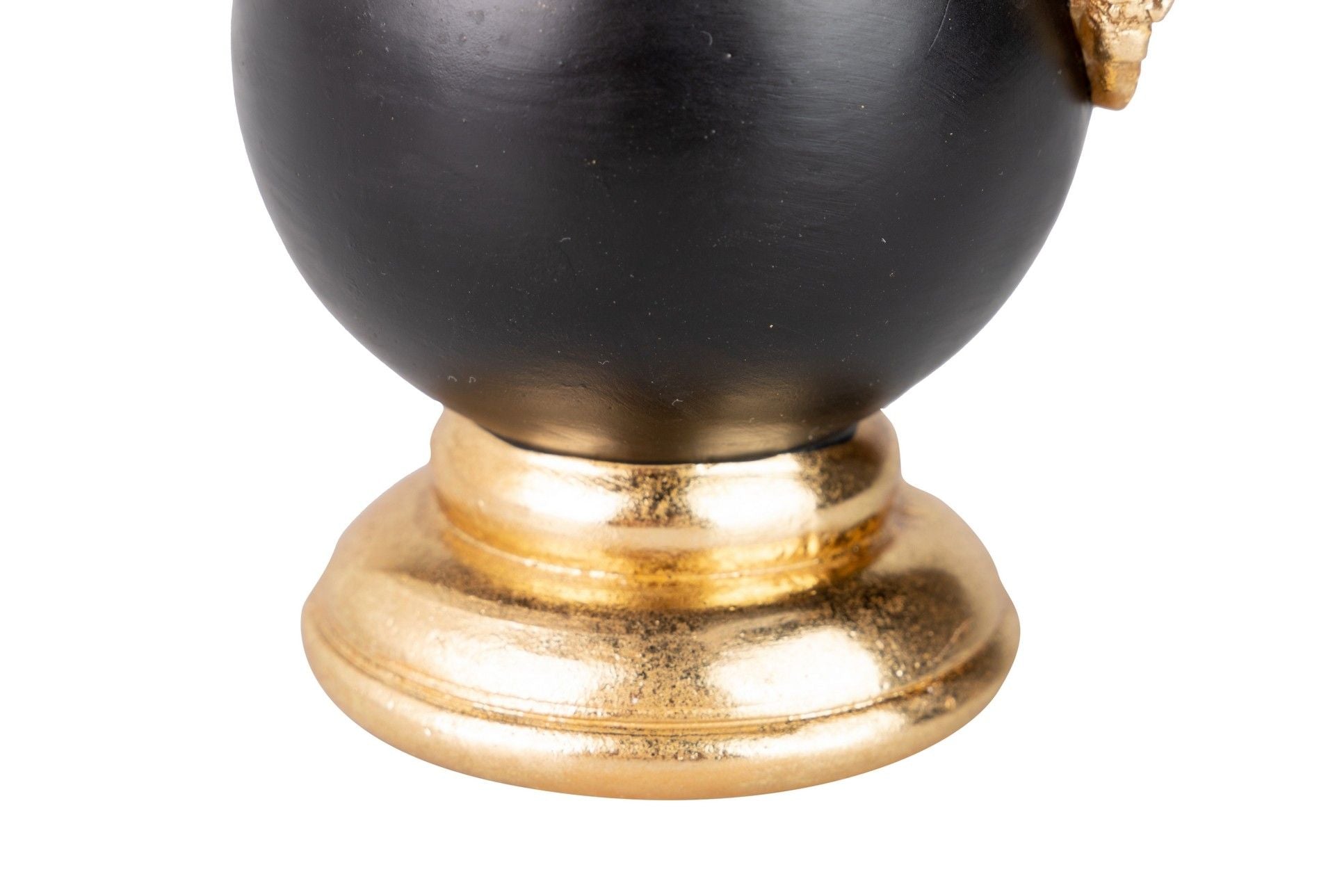 TARTARUGA FIGURA BOLA DECORAÇÃO RESINA 10x8x15 CM