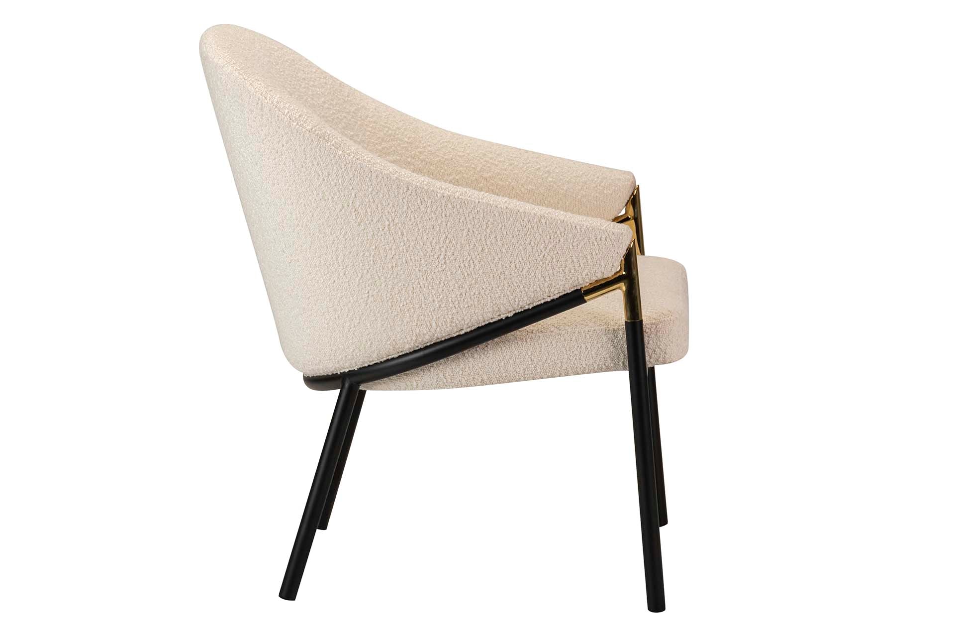 SILLA BOUCLE BEIGE ATLANTA 64x69x78 CM