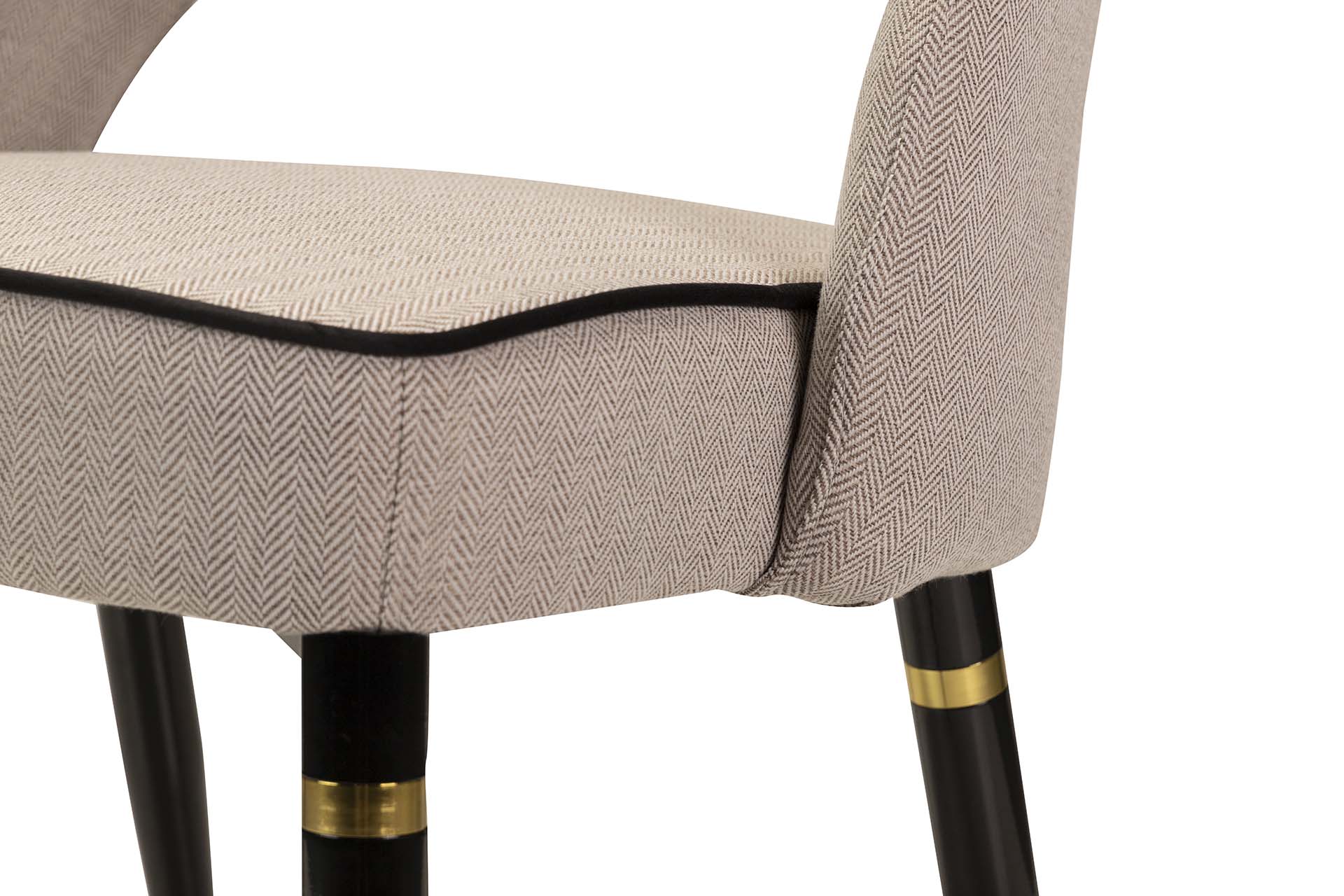 SILLA VELVET GRIS HOUSTON 56x58x83 CM