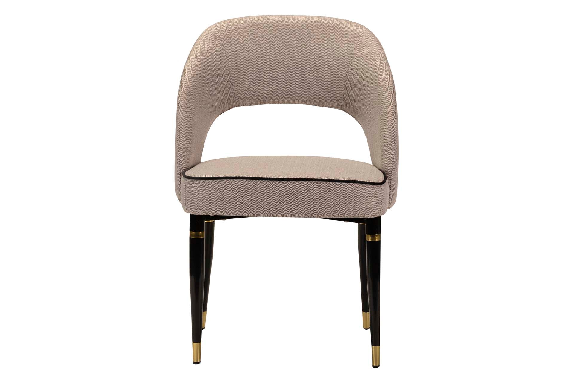 SILLA VELVET GRIS HOUSTON 56x58x83 CM