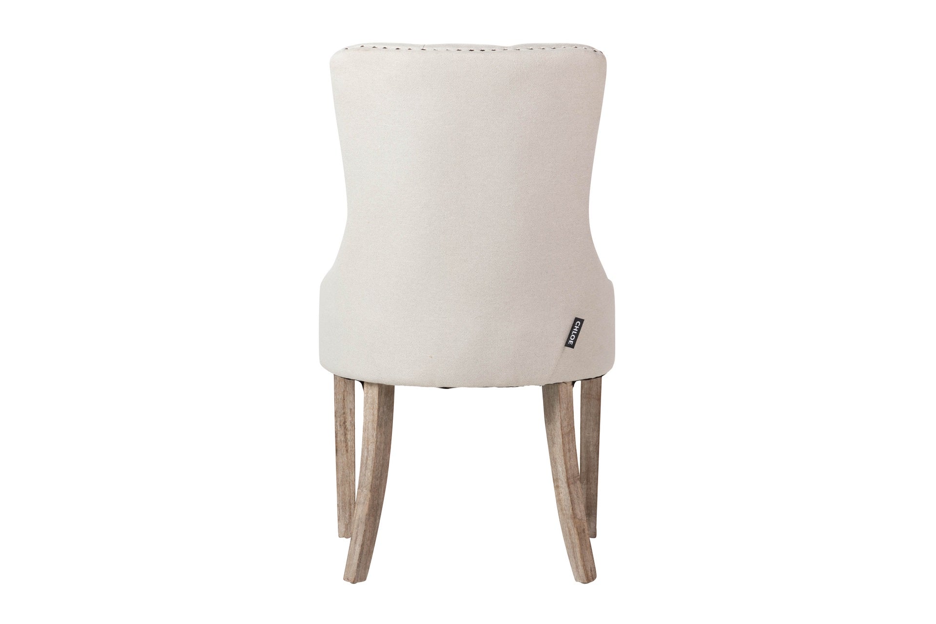 SILLA LINO CAPITONE BEIGE ALBANY 55x61x97 CM