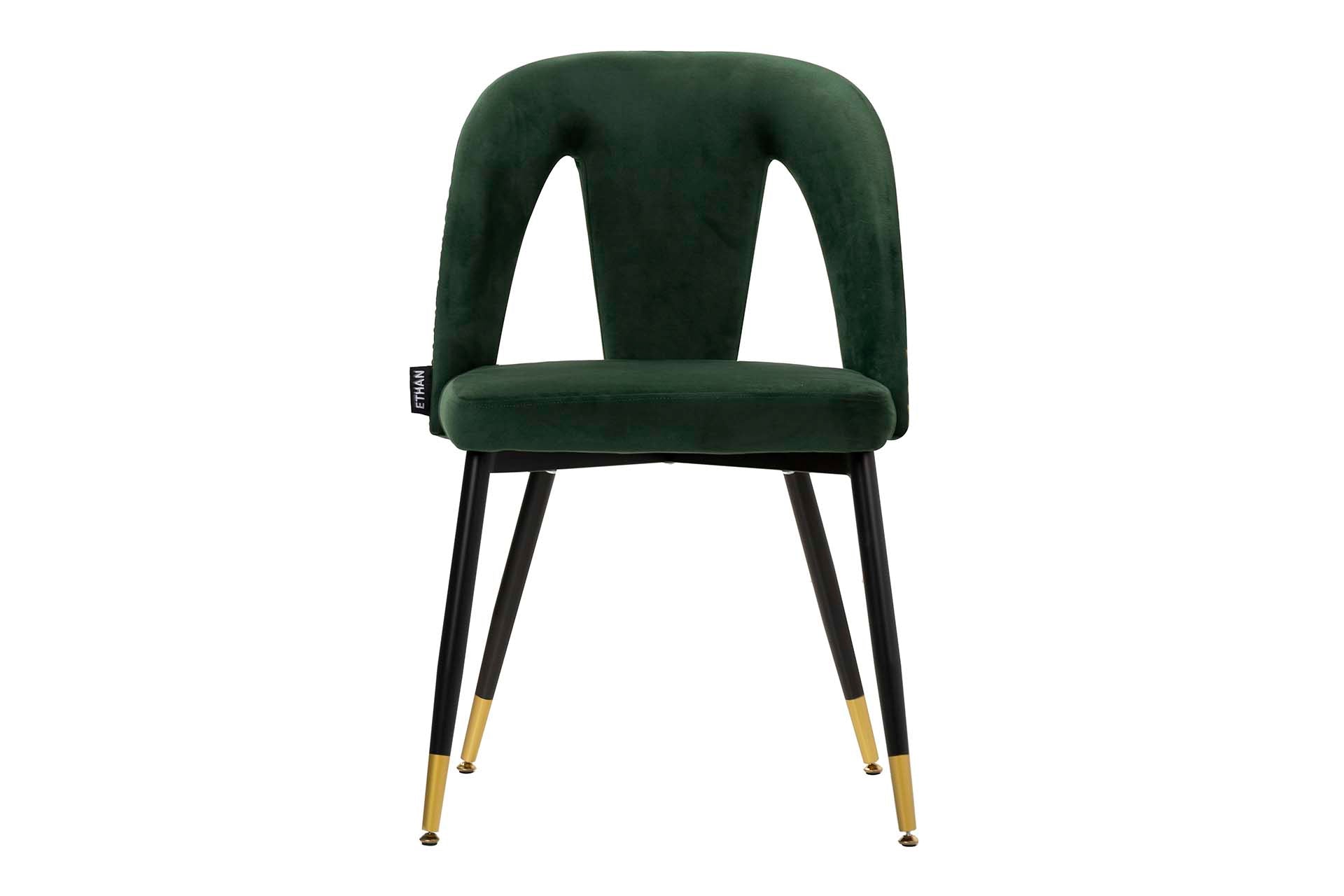 SILLA VELVET VERDE STOWE 49x54x78 CM - Min.2 uds