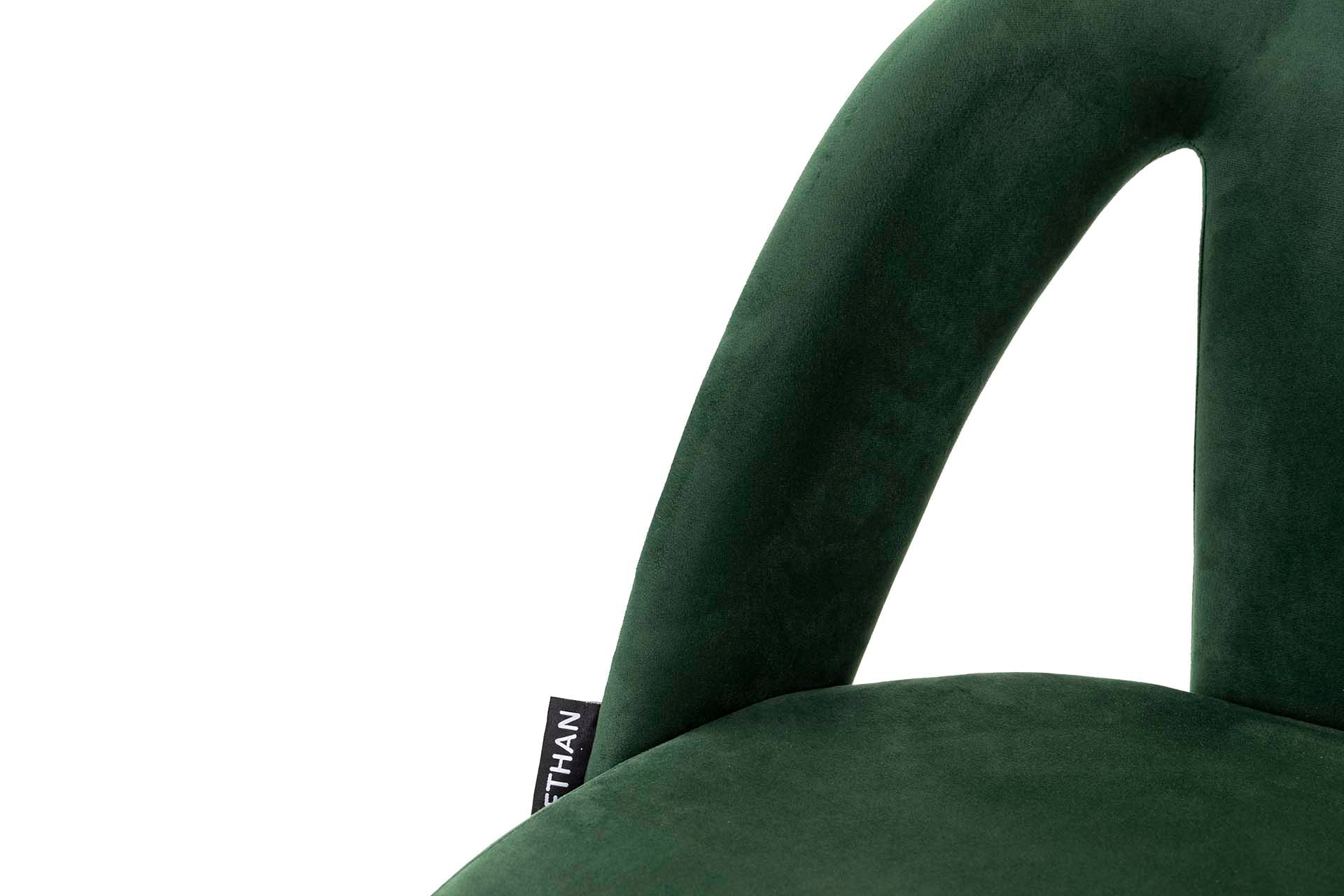 SILLA VELVET VERDE STOWE 49x54x78 CM - Min.2 uds