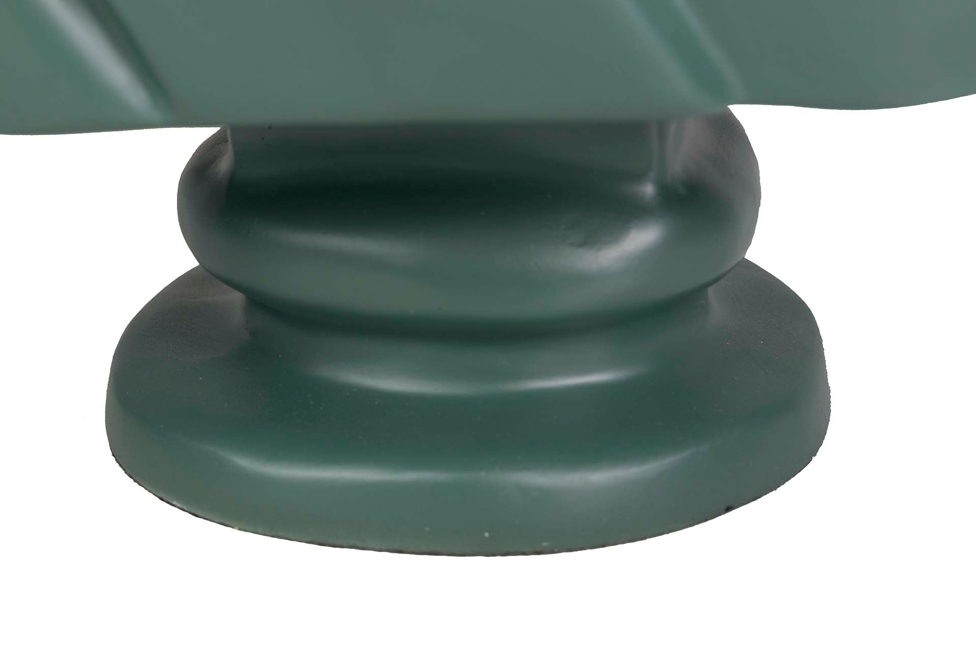 FIGURA DECORACION RESINA INOX VERDE 44x27x62 CM