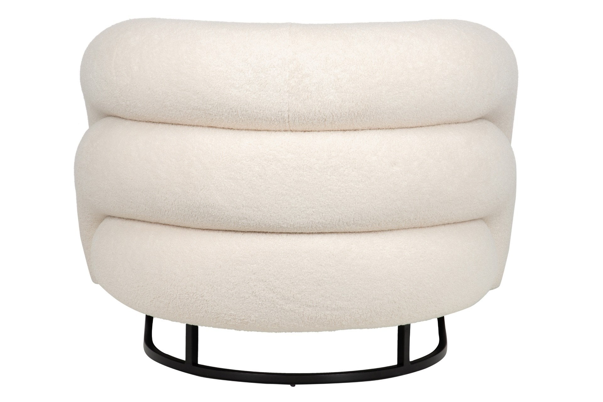 SILLON BOUCLE BLANCO HANKO 89x85x74 CM