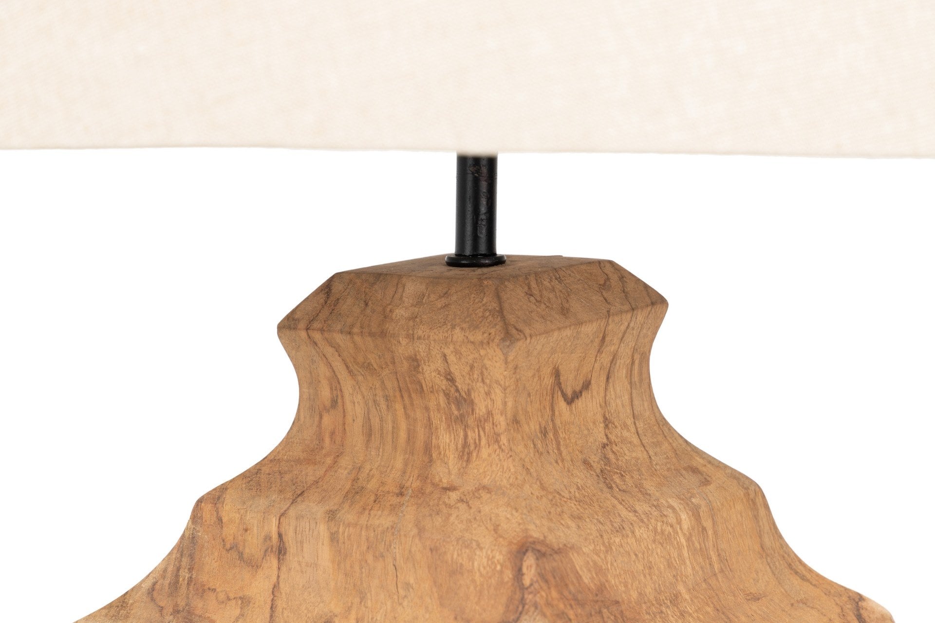 LAMPARA SOBREMESA MADERA SANKARA 57x66x76CM