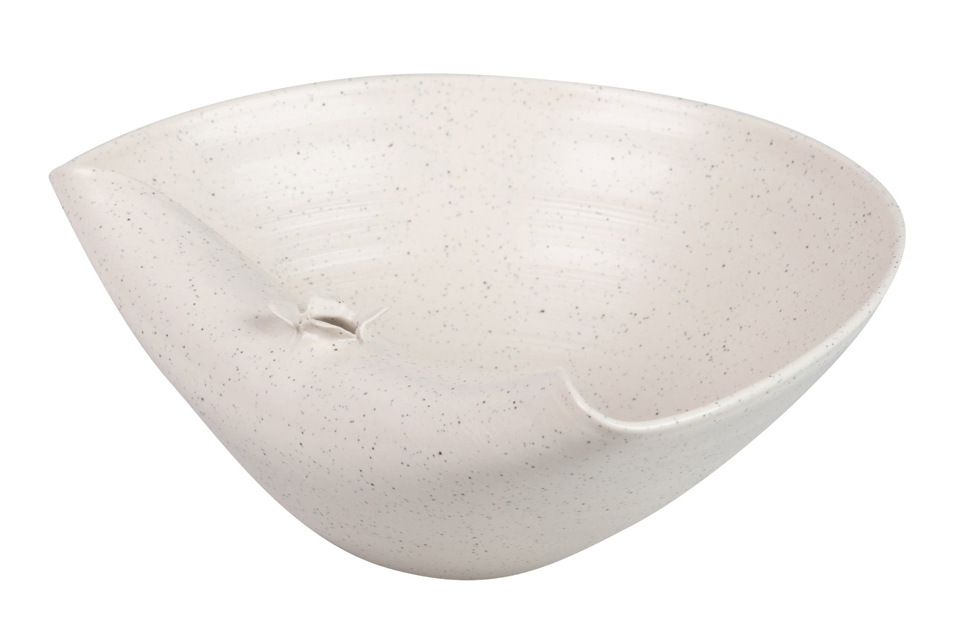 CENTRO DE MESA CERAMICA BEIGE IZMIR 32x27x14 CM