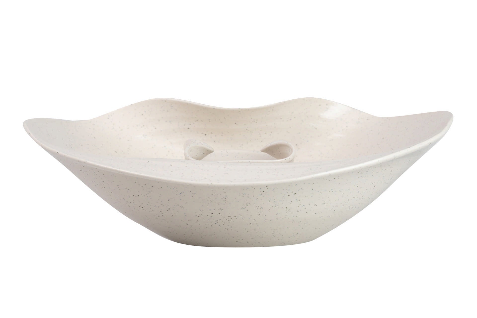 CENTRO DE MESA CERAMICA BEIGE IZMIR 39x35x14 CM