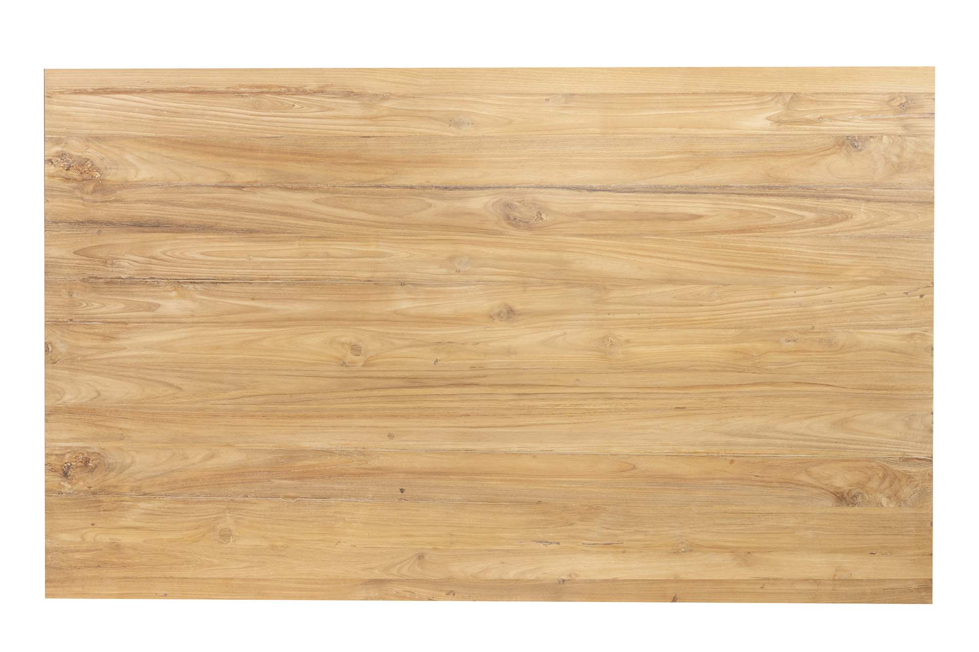 MESA COMEDOR MADERA NATURAL 200x120x75 CM