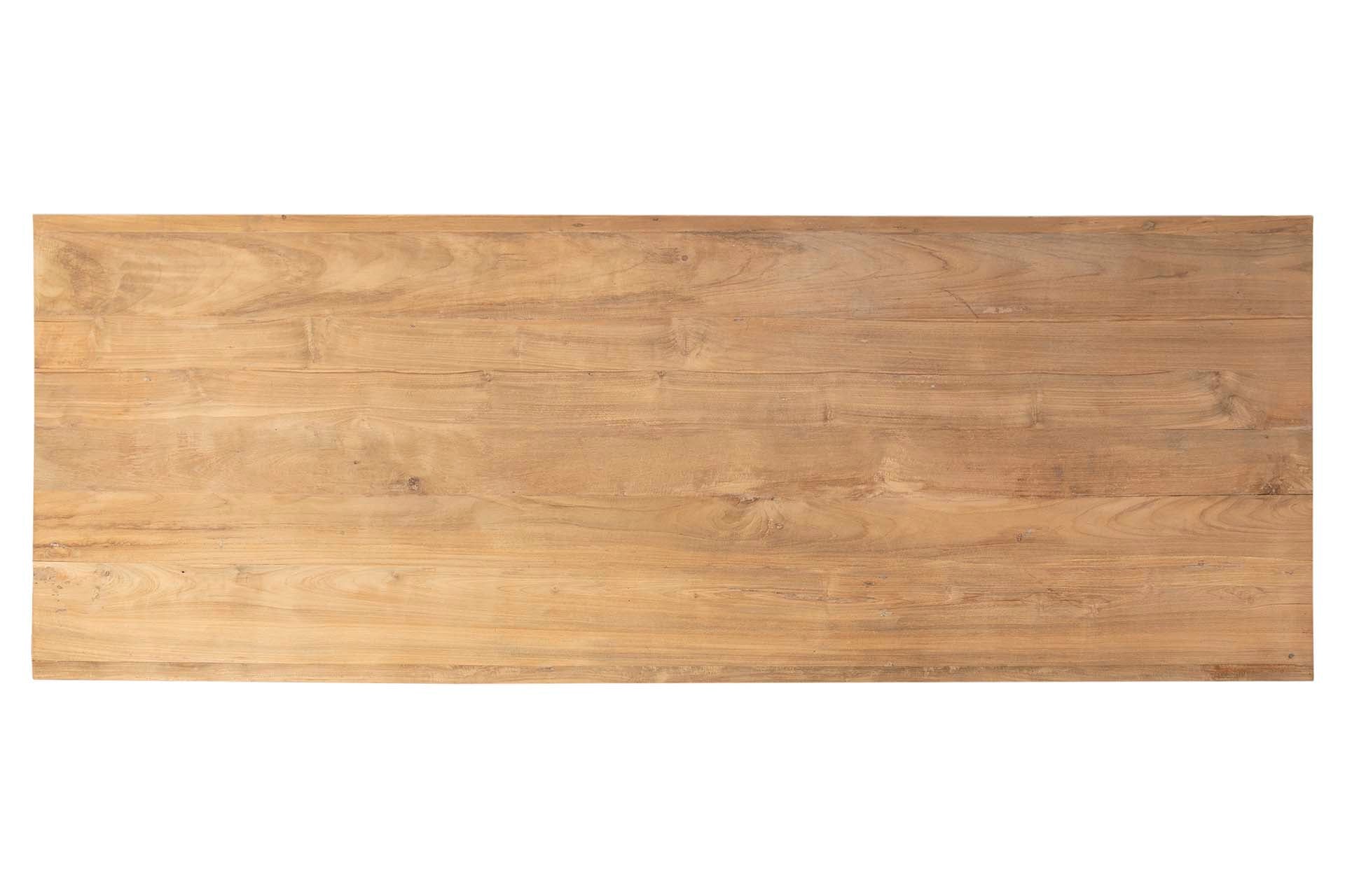 MESA COMEDOR MADERA NATURAL 220x80x75 CM