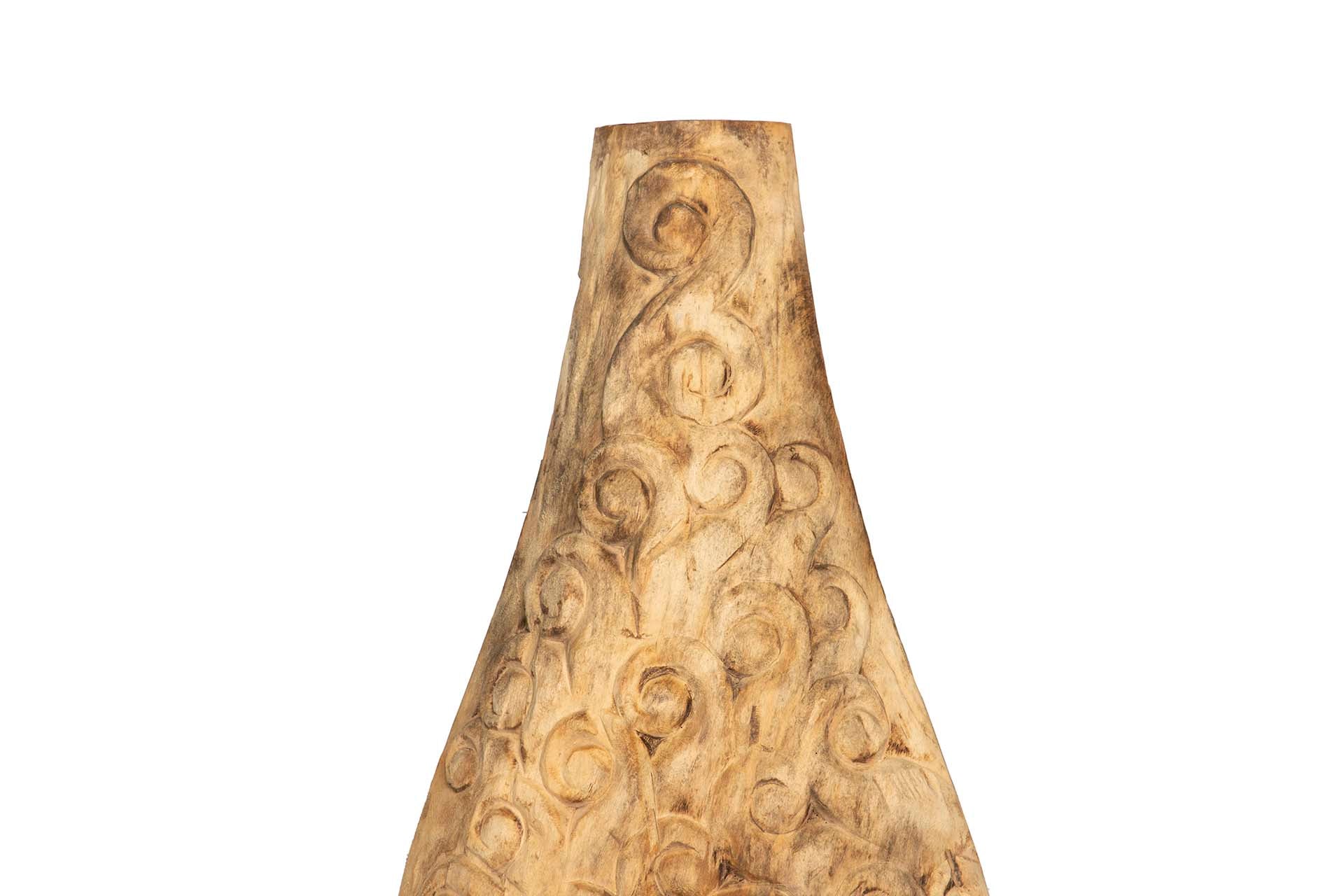 FIGURA MADERA NATURAL 46x20x213 CM