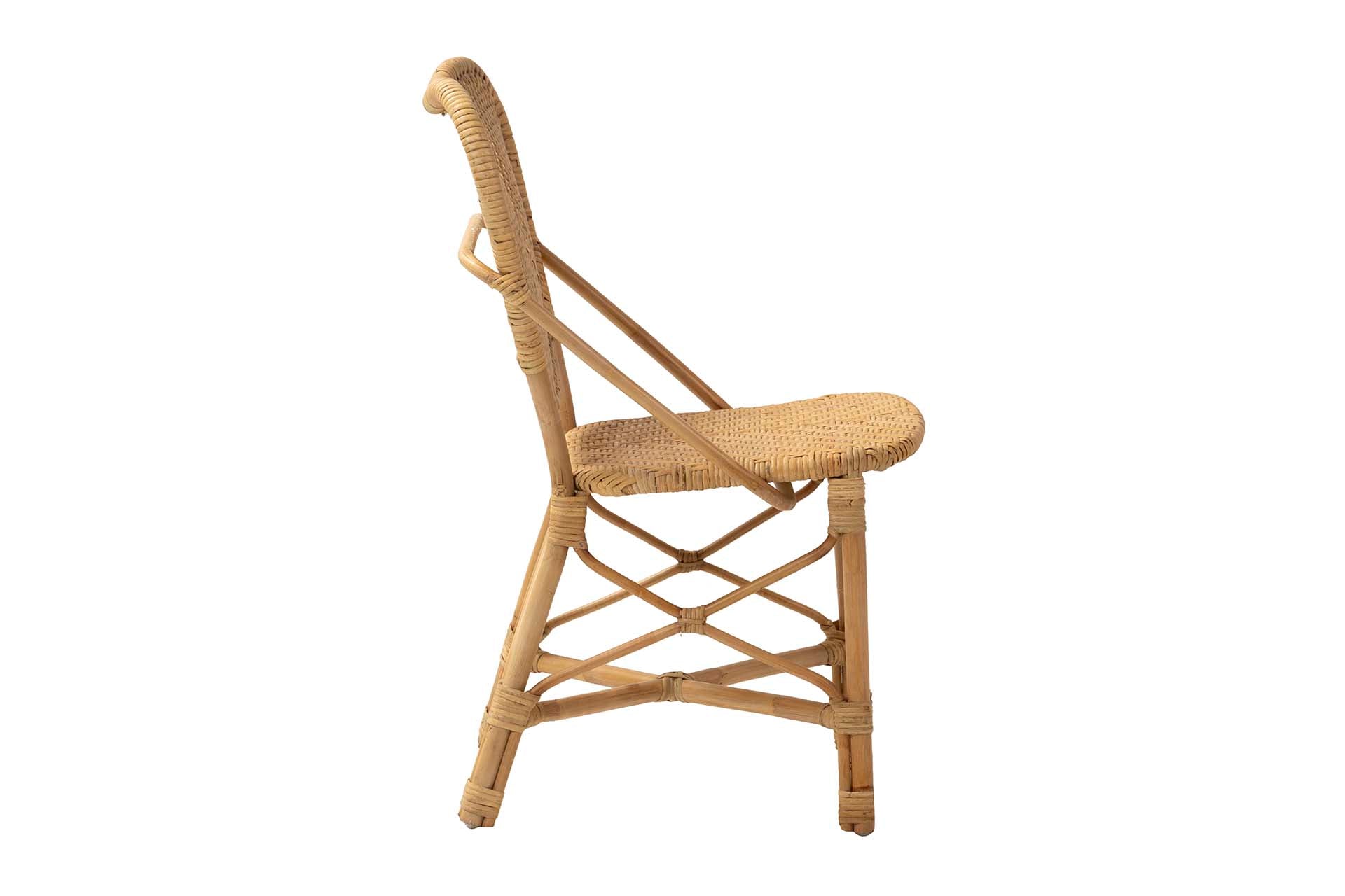 SILLA RATAN NATURAL 50x54x83 CM