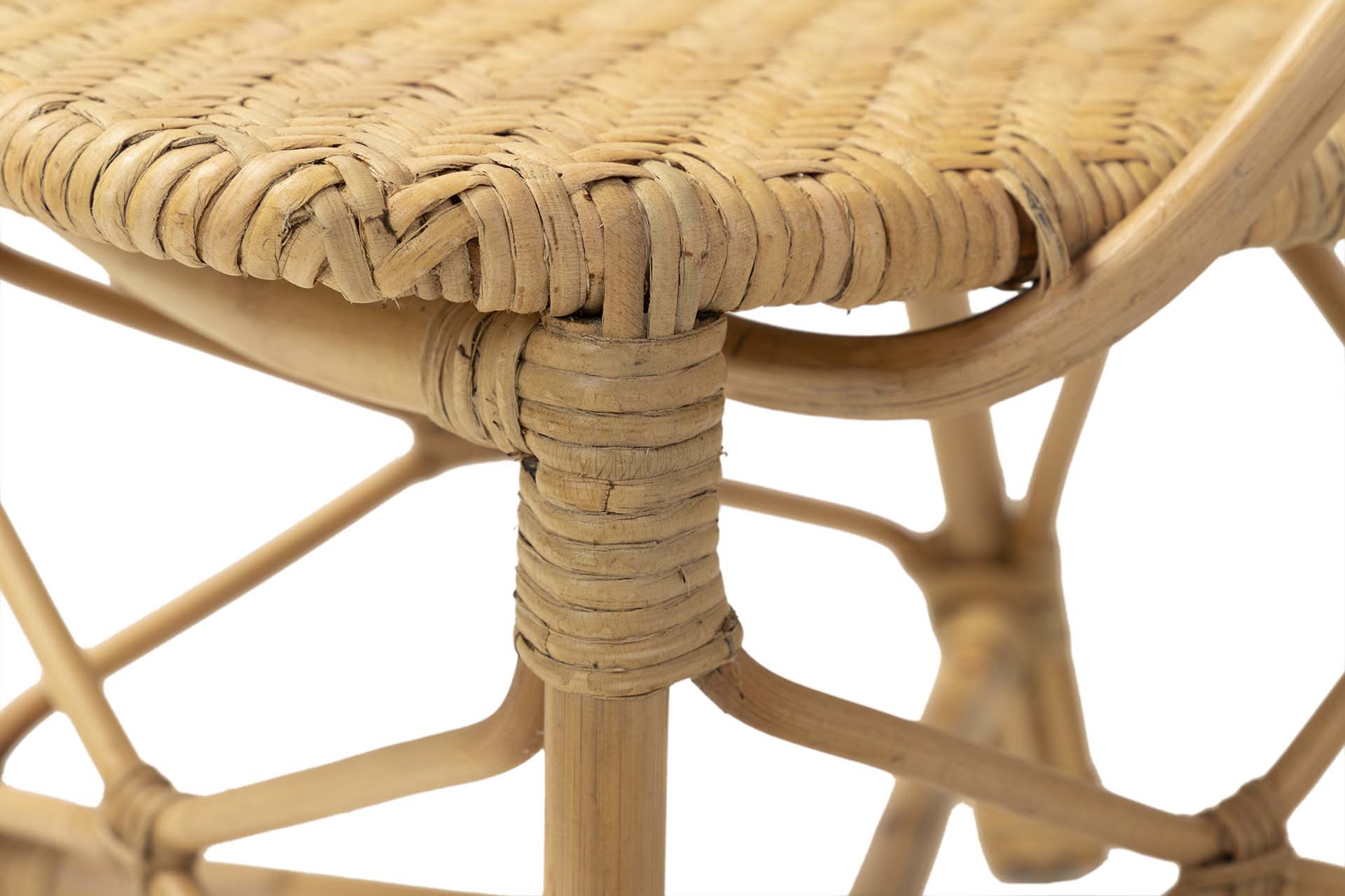 CADEIRA DE RATTAN NATURAL 50x54x83 CM