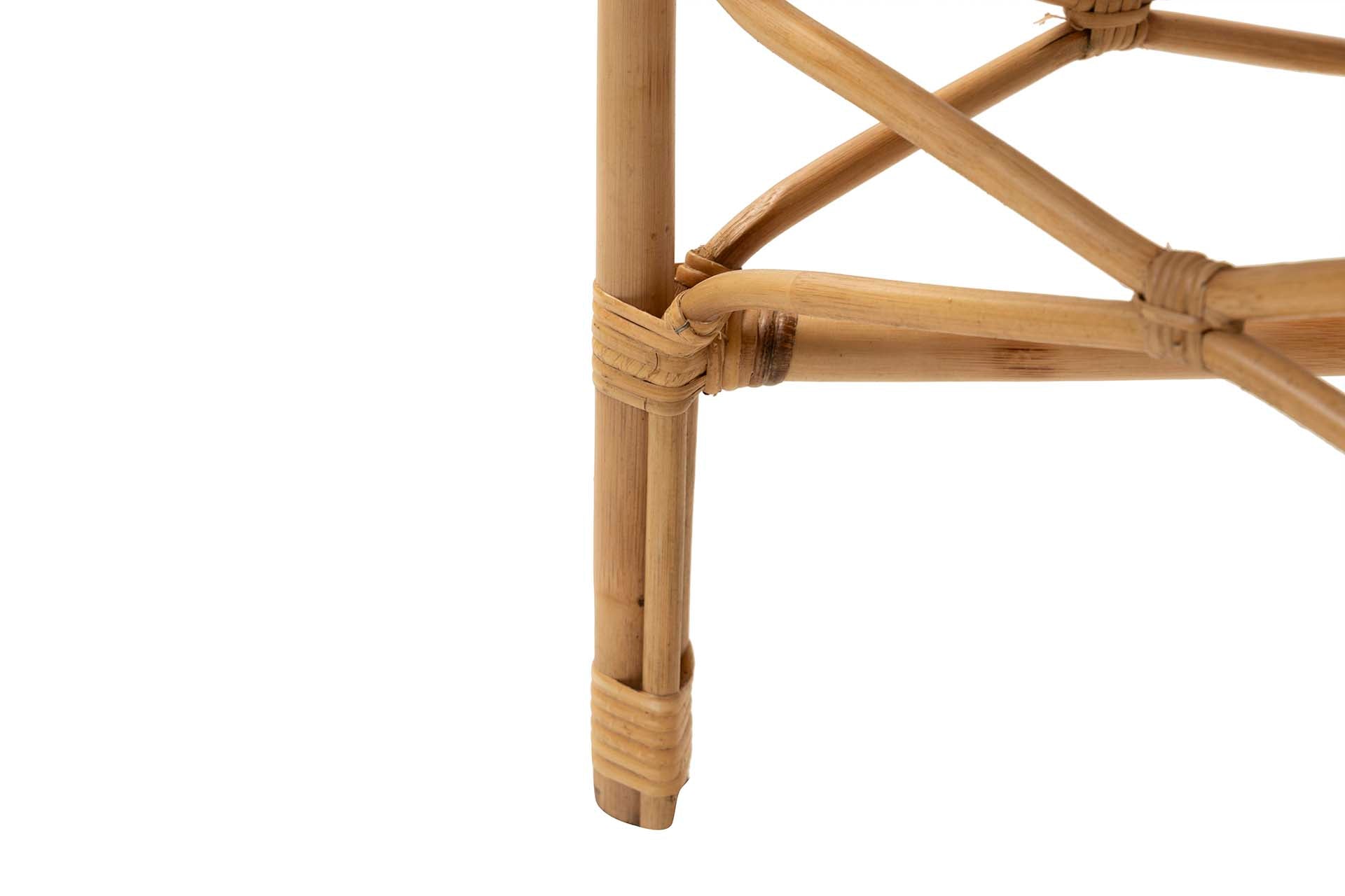 CADEIRA DE RATTAN NATURAL 55x52x83 CM