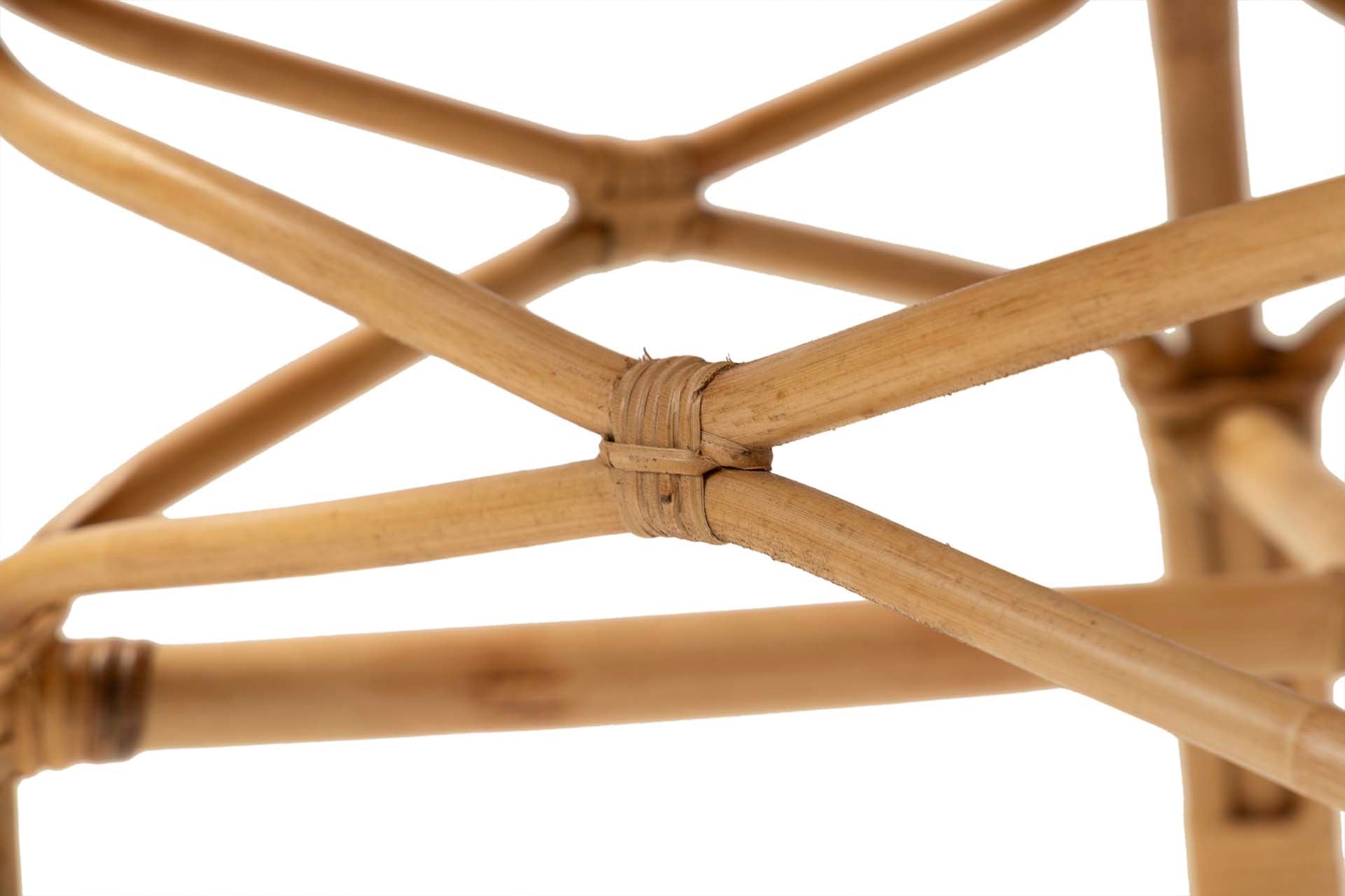 CADEIRA DE RATTAN NATURAL 55x52x83 CM