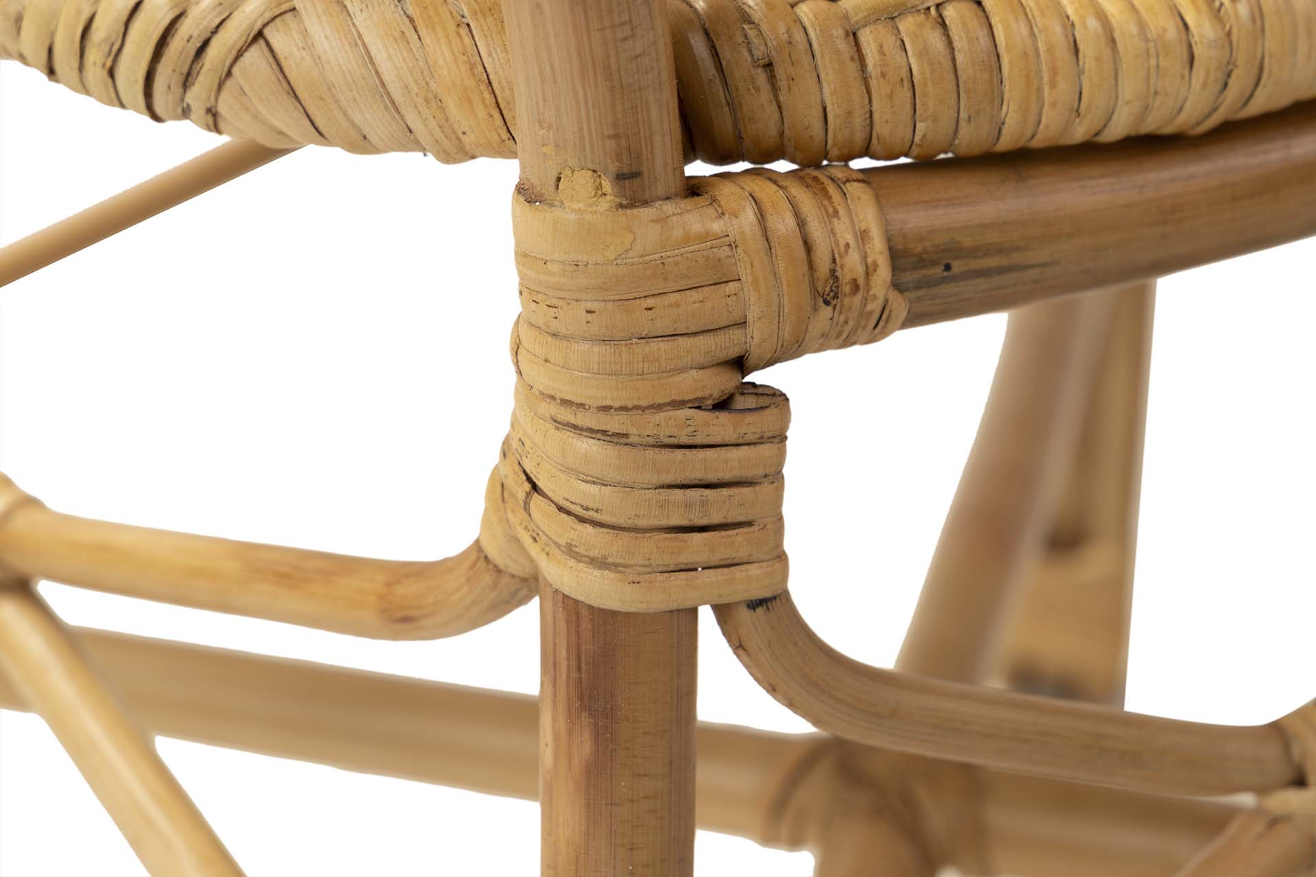 CADEIRA DE RATTAN NATURAL 55x52x83 CM