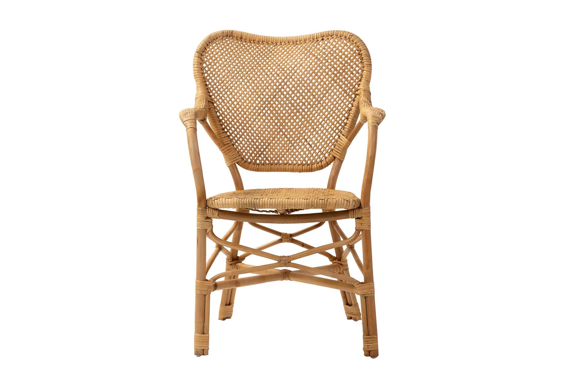 CADEIRA DE RATTAN NATURAL 55x52x83 CM