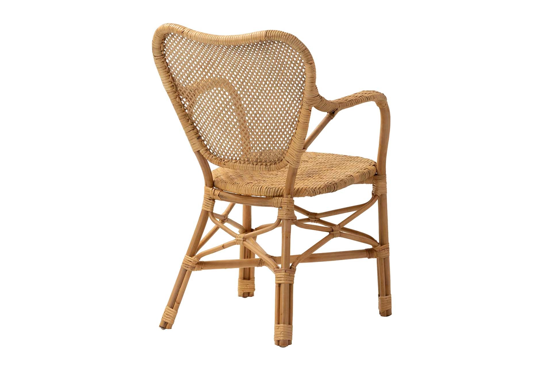 CADEIRA DE RATTAN NATURAL 55x52x83 CM