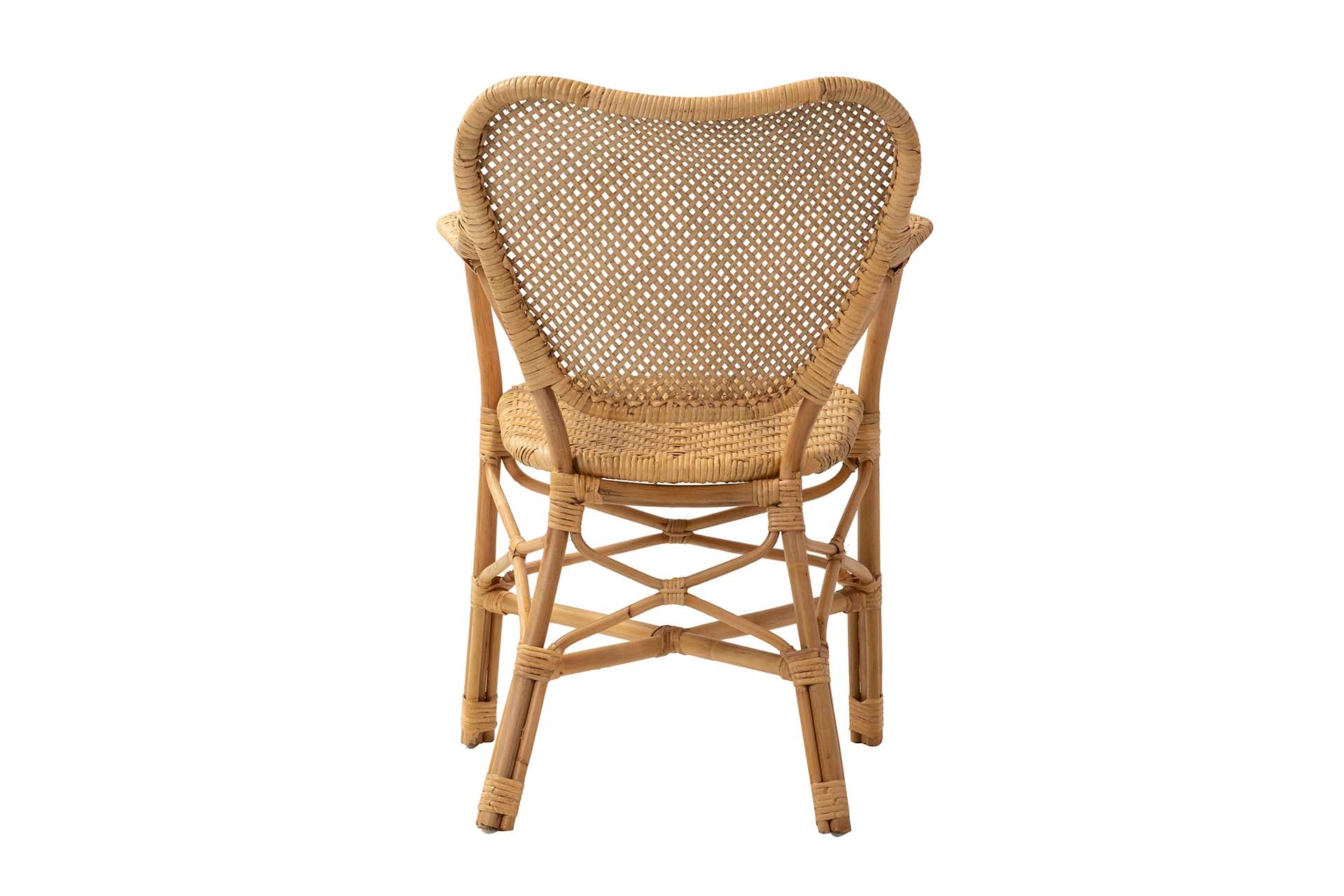 CADEIRA DE RATTAN NATURAL 55x52x83 CM
