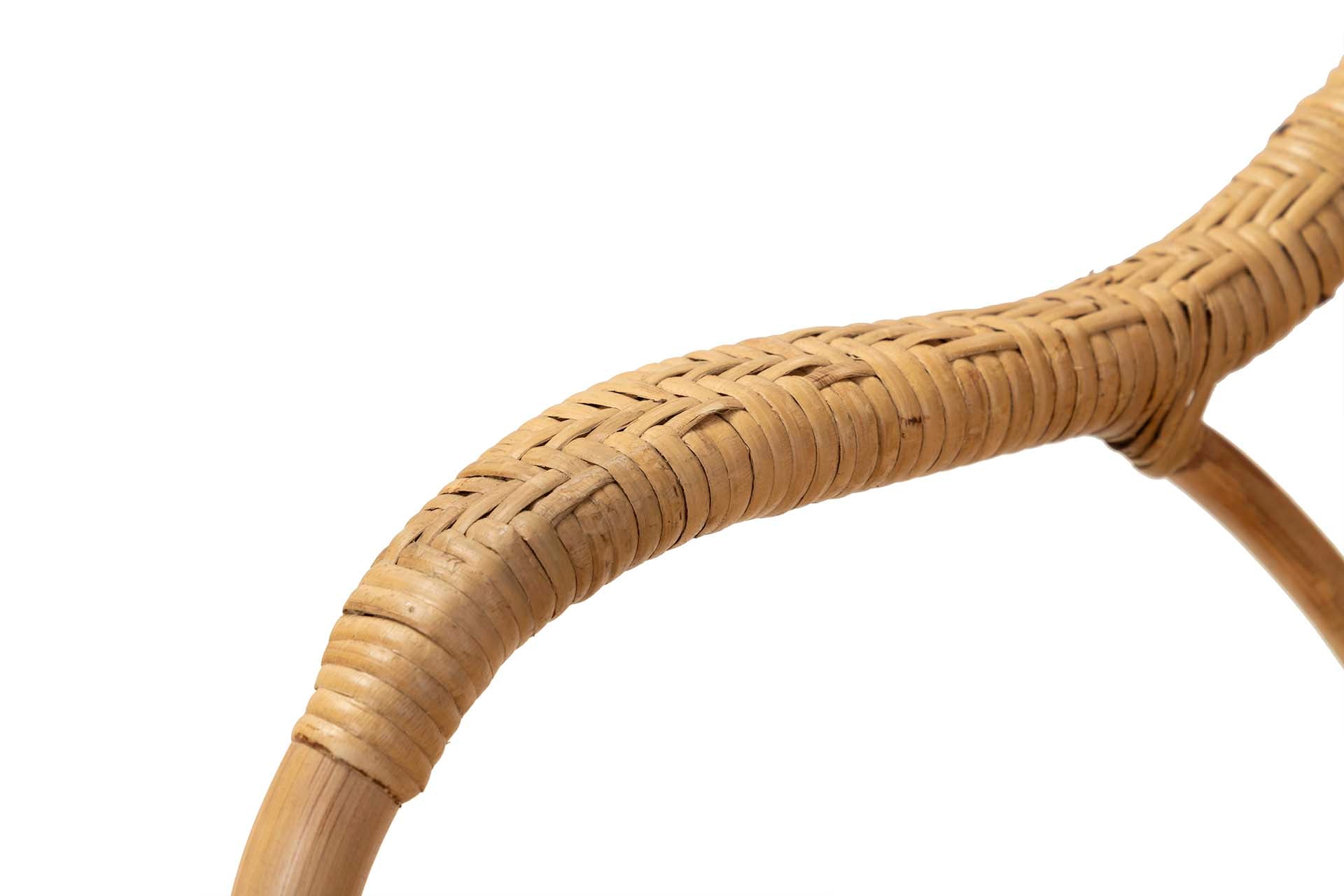 CADEIRA DE RATTAN NATURAL 55x52x83 CM