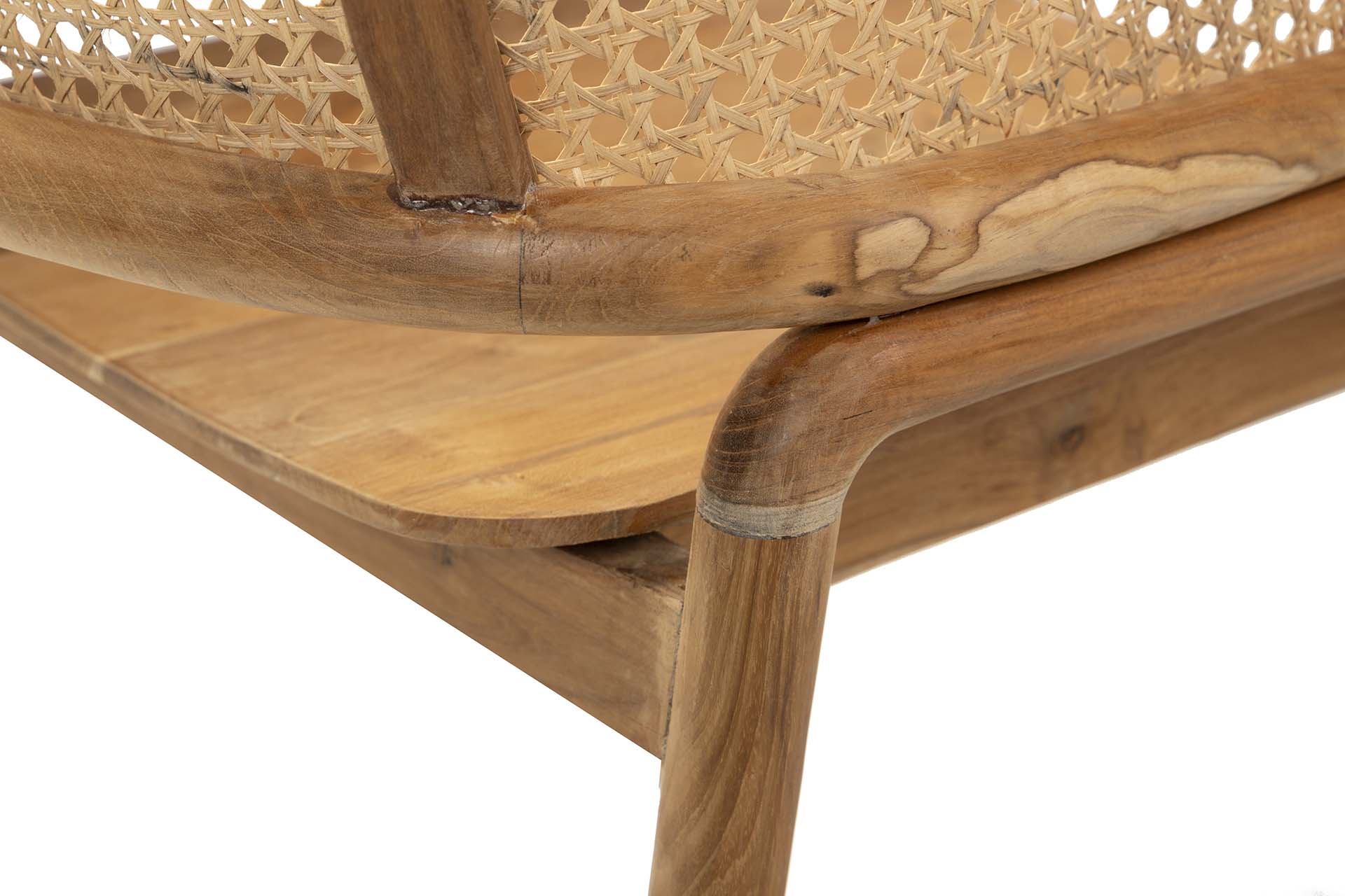CADEIRA DE MADEIRA TECA NATURAL 57x68x82 CM