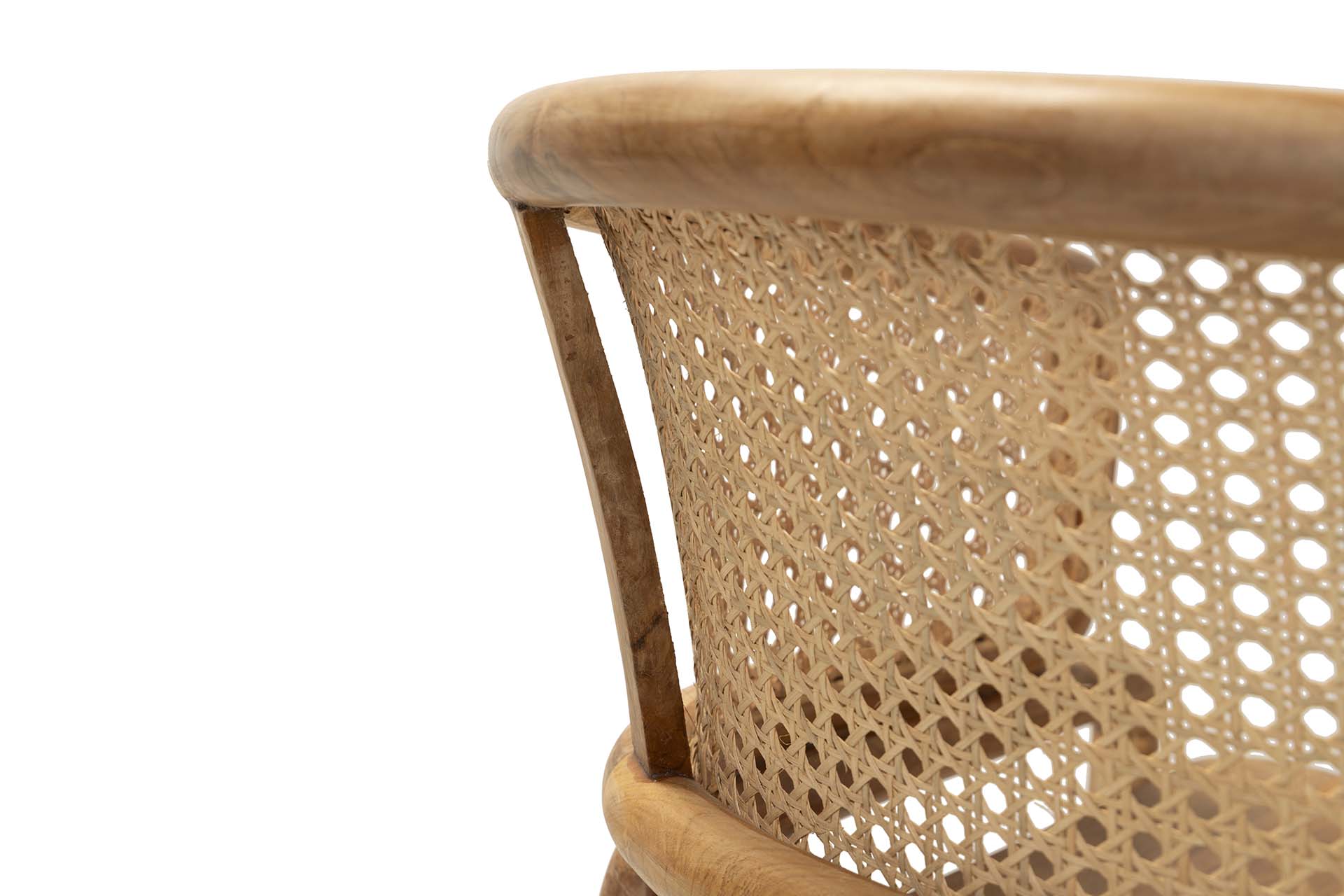 CADEIRA DE MADEIRA TECA NATURAL 57x68x82 CM