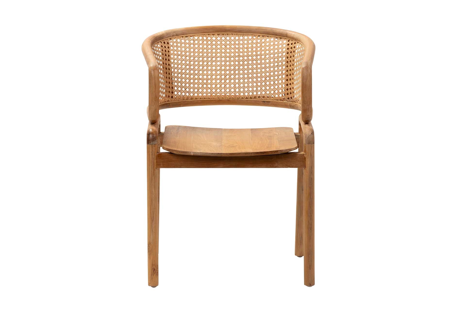 CADEIRA DE MADEIRA TECA NATURAL 57x68x82 CM