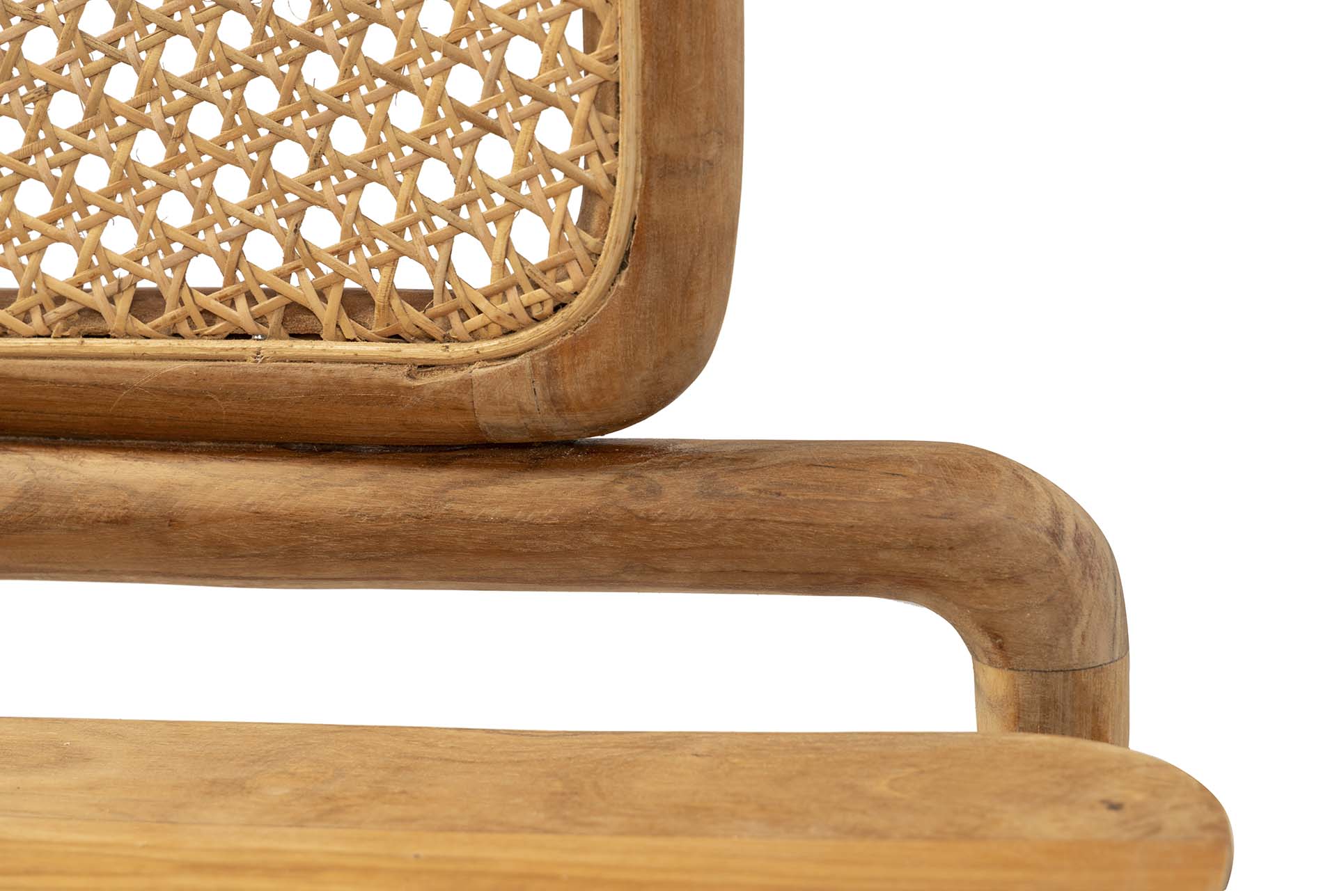 CADEIRA DE MADEIRA TECA NATURAL 57x68x82 CM
