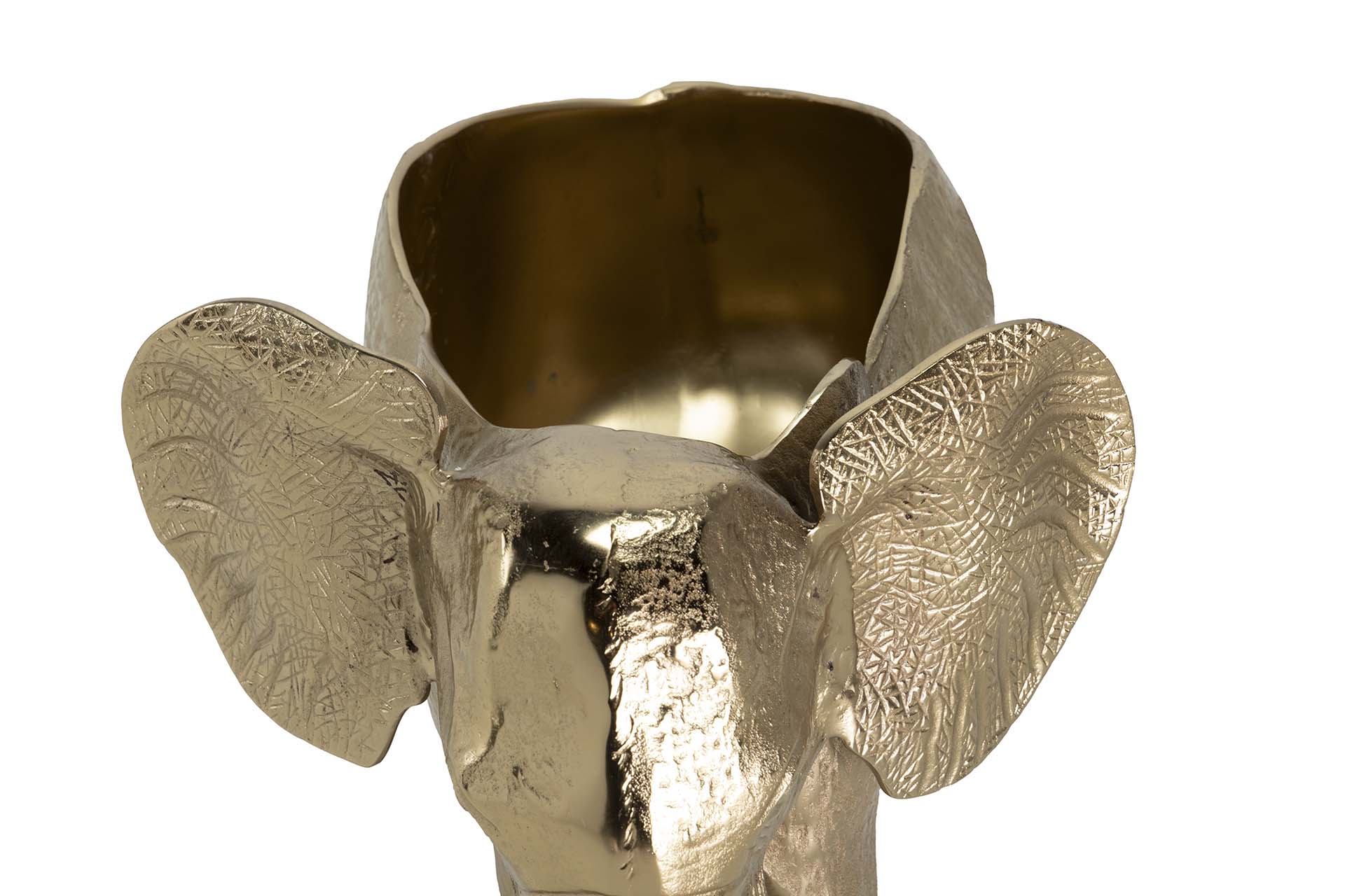 CHAMPANERA ELEFANTE ALUMINIO DORADO 57x39x38 CM