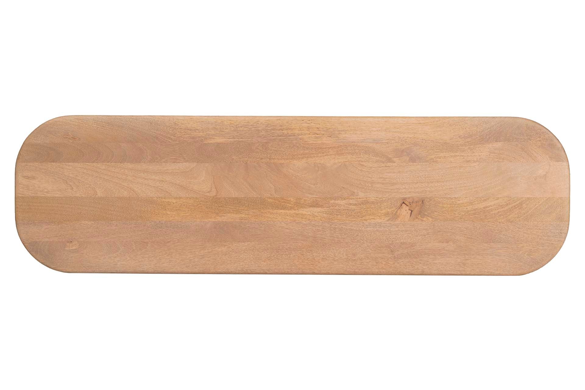 CONSOLA MADERA MANGO MARRON FELO 140x40x75 CM