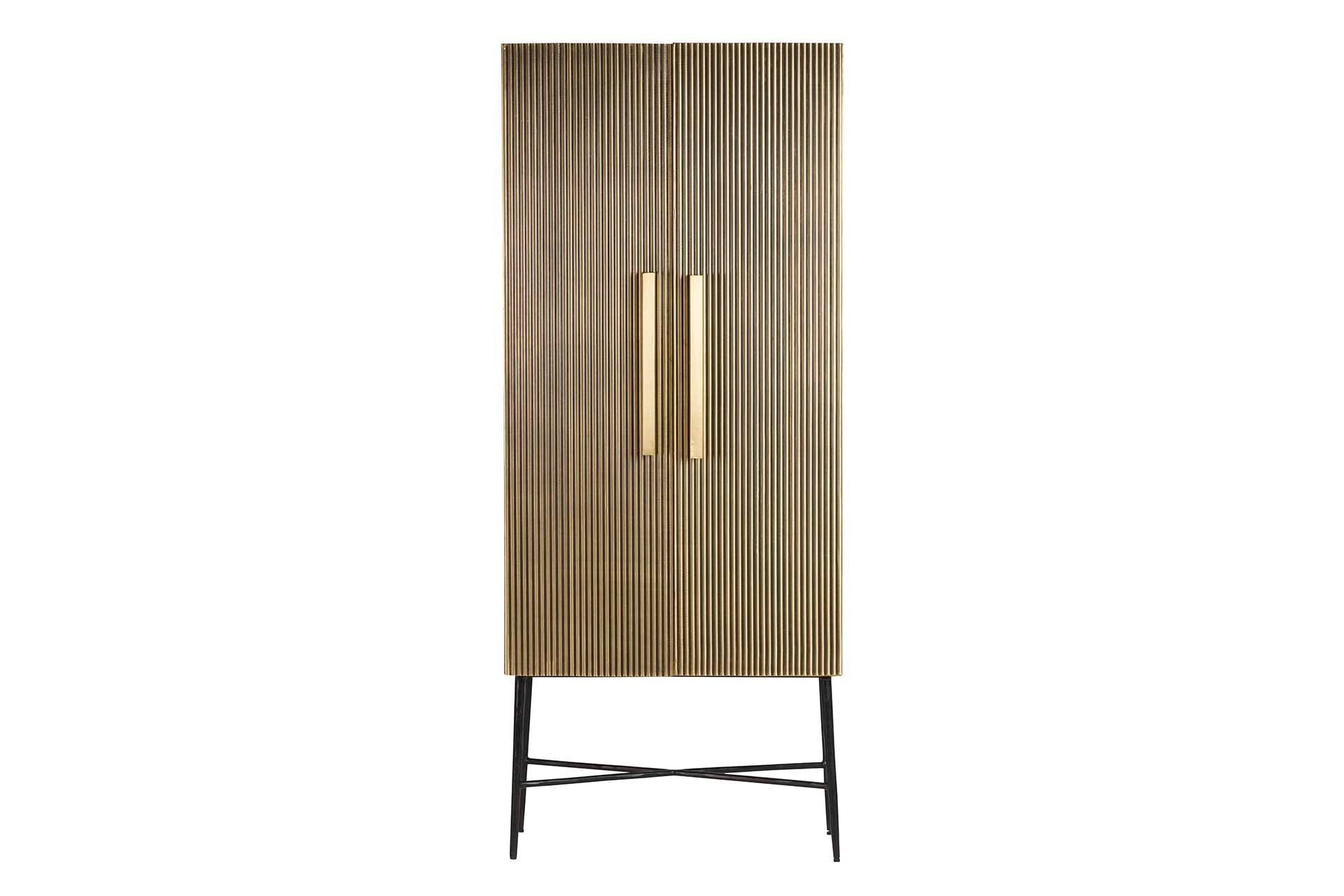 CABINET MDF METAL MARRON LUMINA 75x40x180 CM